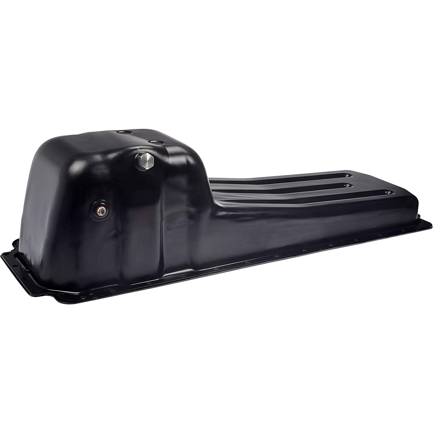 264-5055 Steel Oil Pan, HD Solutions Series - Dorman 264-5055 Front Sump Engine Oil Pan Compatible with Select Models - DORMAN 47" Engine Oil Pan for Kenworth / Peterbilt / Volvo - Dorman Oil Pan 264-5055 - Engine Oil Pan - Engine Oil Pan: Direct Fit, Steel, Front Sump, 55 Quart