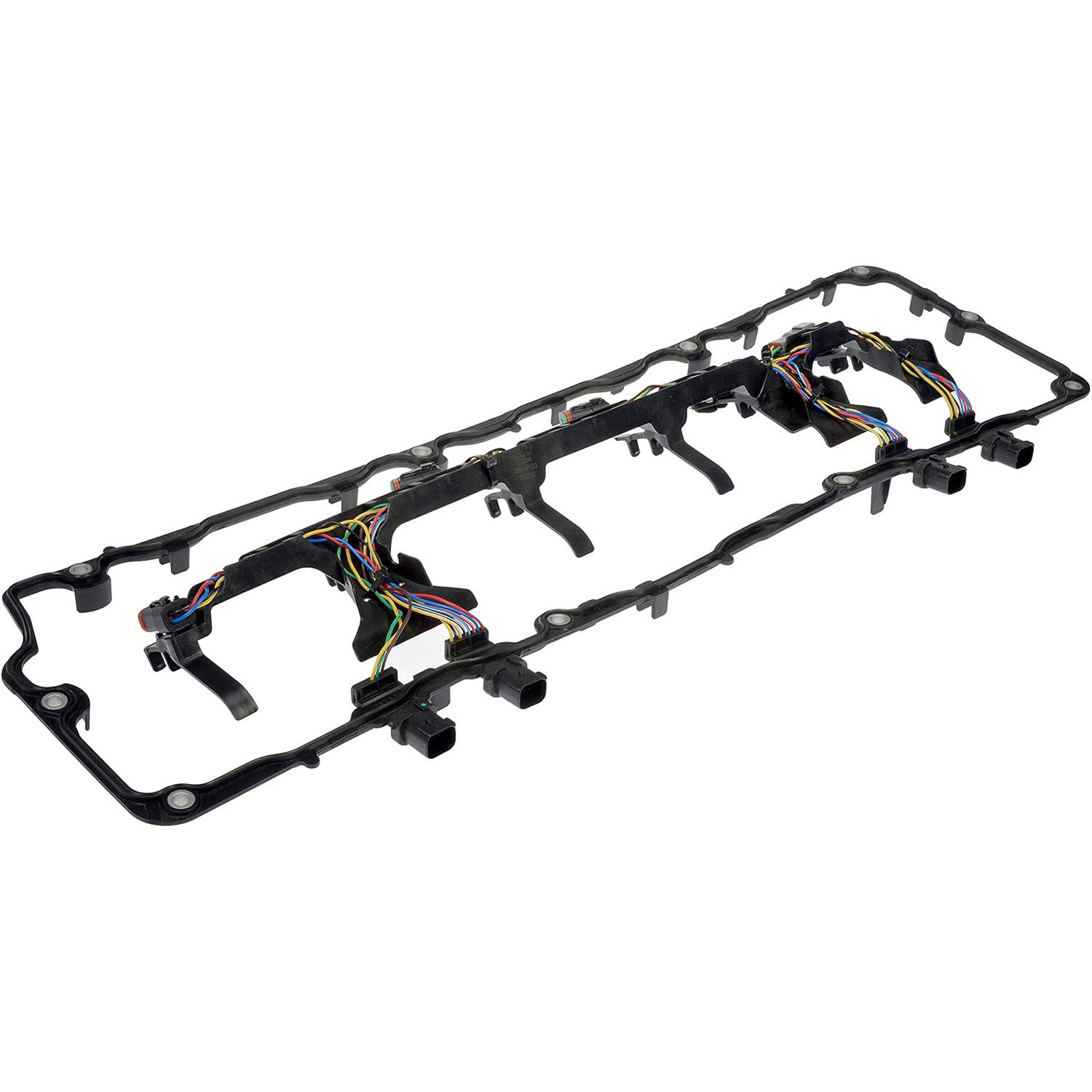 264-5123 Valve Cover Gasket, 7.6L, 6Cyl HD Solutions Series - Dorman 264-5123 Engine Valve Cover Gasket Compatible with Select IC Corporation/International Models - Dorman Valve Cover Gasket 264-5123 - Engine Valve Cover Gasket - Rubber, 10 Bolt Holes, 0.1 in. Thick, 10 in. Width