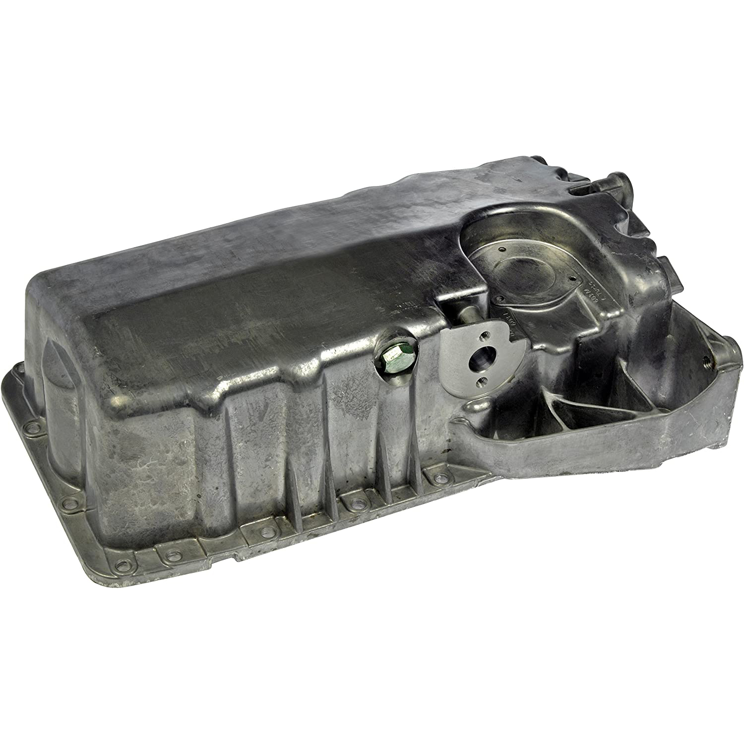 264-702 Aluminum Oil Pan, 1.8L, 4Cyl, OE Solutions Series - Dorman Oil Pan 264-702 - Engine Oil Pan: Direct Fit, Aluminum, Center Sump - OIL PAN - Engine Oil Pan - Crankcase Assembly - Oil Sump - Oil pan leaking? This engine oil pan is precision-engineered to match the original equipment pan on specific vehicle years, makes and models for a reliable replacement. - Audi 2003-98, Seat 2005-04, Volkswagen 2006-99