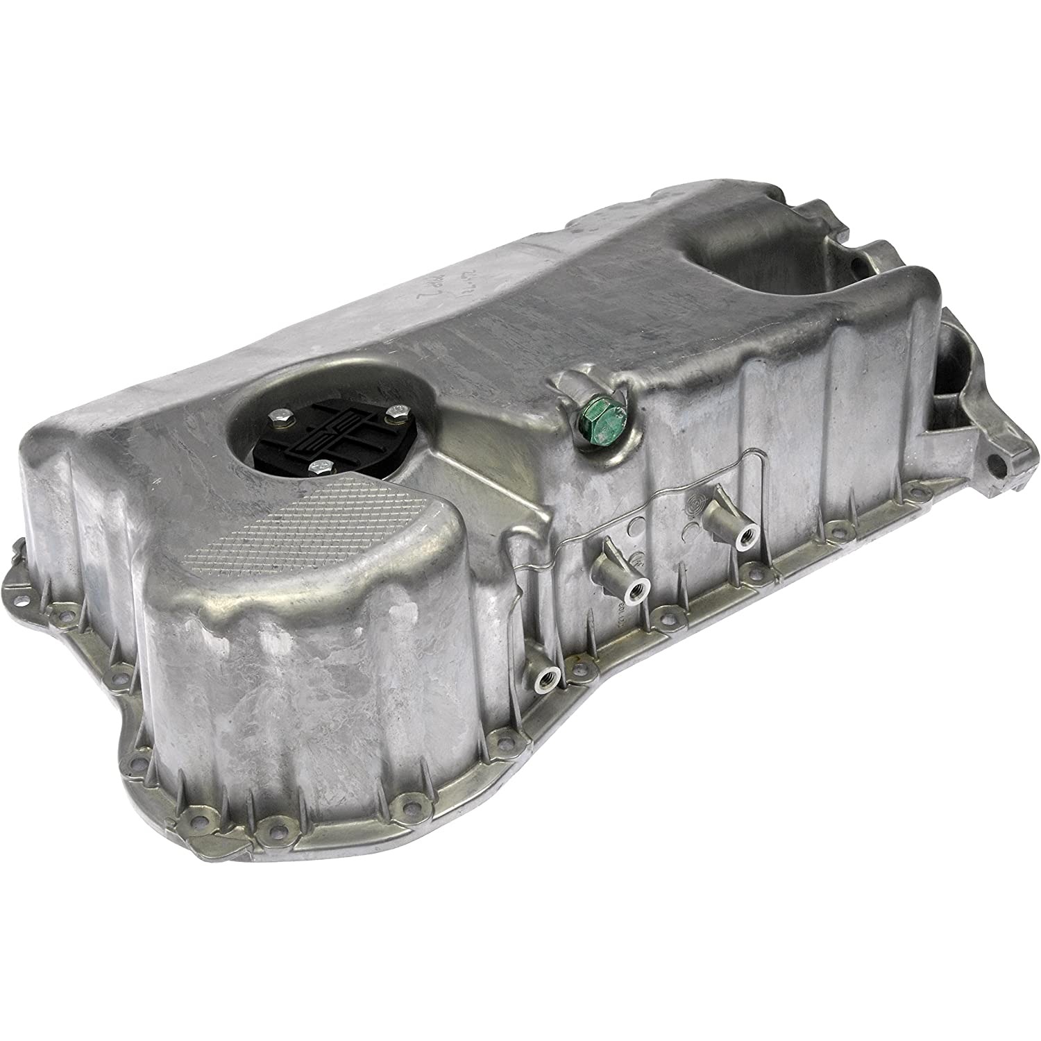 264-721 Aluminum Oil Pan, OE Solutions Series - Dorman 264-721 Engine Oil Pan Compatible with Select Seat/Volkswagen Models - Dorman Oil Pan 264-721 - Engine Oil Pan: Direct Fit, Aluminum, Front Sump - OIL PAN - Engine Oil Pan - Oil Sump - Crankcase Assembly - Oil pan leaking? This engine oil pan is precision-engineered to match the original equipment pan on specific vehicle years, makes and models for a reliable replacement. - Seat Alhambra 2010-02, Volkswagen Golf 2005-00, Volkswagen Jetta 2004-99, Volkswagen R32 2004