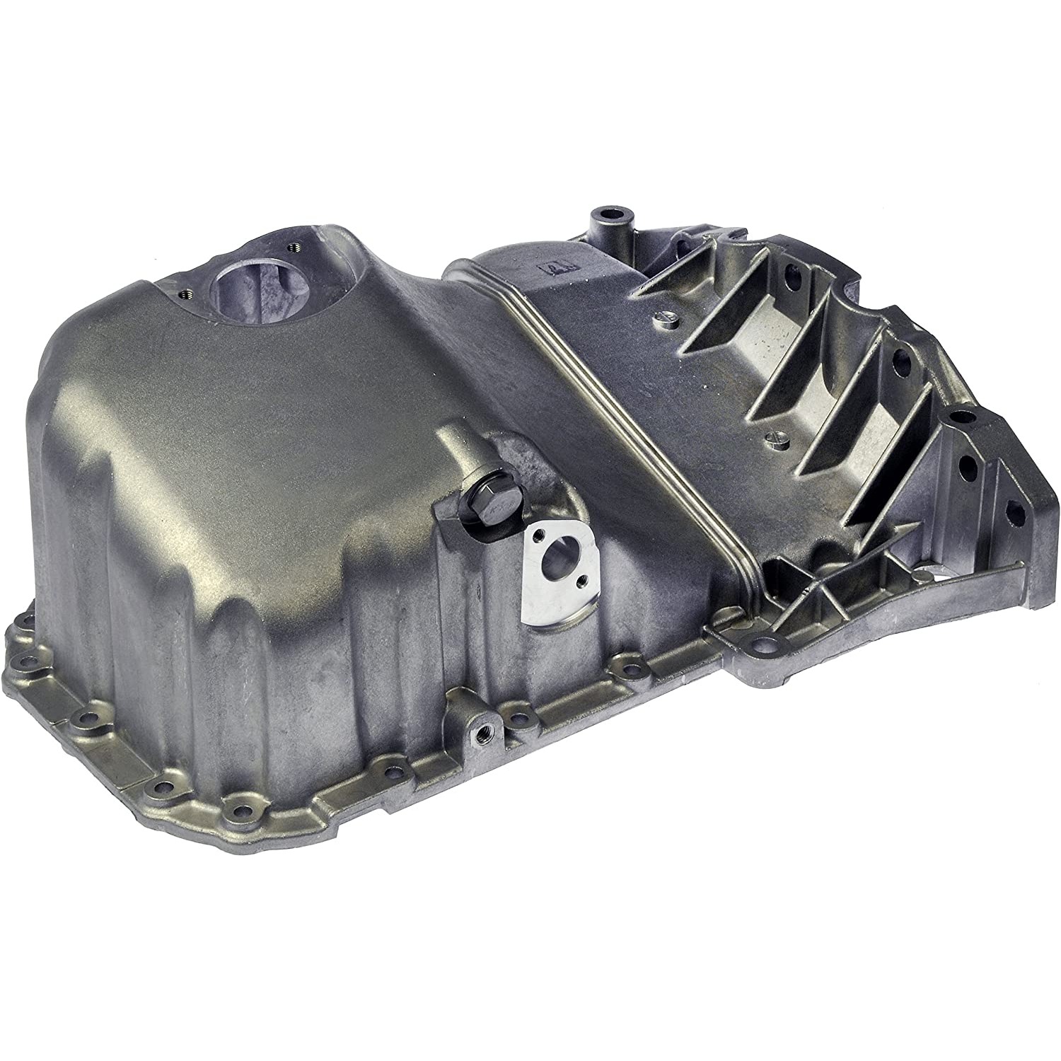 264-722 Aluminum Oil Pan, 1.8L, 4Cyl, OE Solutions Series - Dorman Oil Pan 264-722 - Engine Oil Pan - Engine Oil Pan: Direct Fit, Aluminum, Front Sump - OIL PAN - Engine Oil Pan - Crankcase Assembly - Oil Sump - Oil pan leaking? This engine oil pan is precision-engineered to match the original equipment pan on specific vehicle years, makes and models for a reliable replacement. - Audi A4 2000-97, Audi A4 Quattro 2000-97, Volkswagen Passat 2000-98