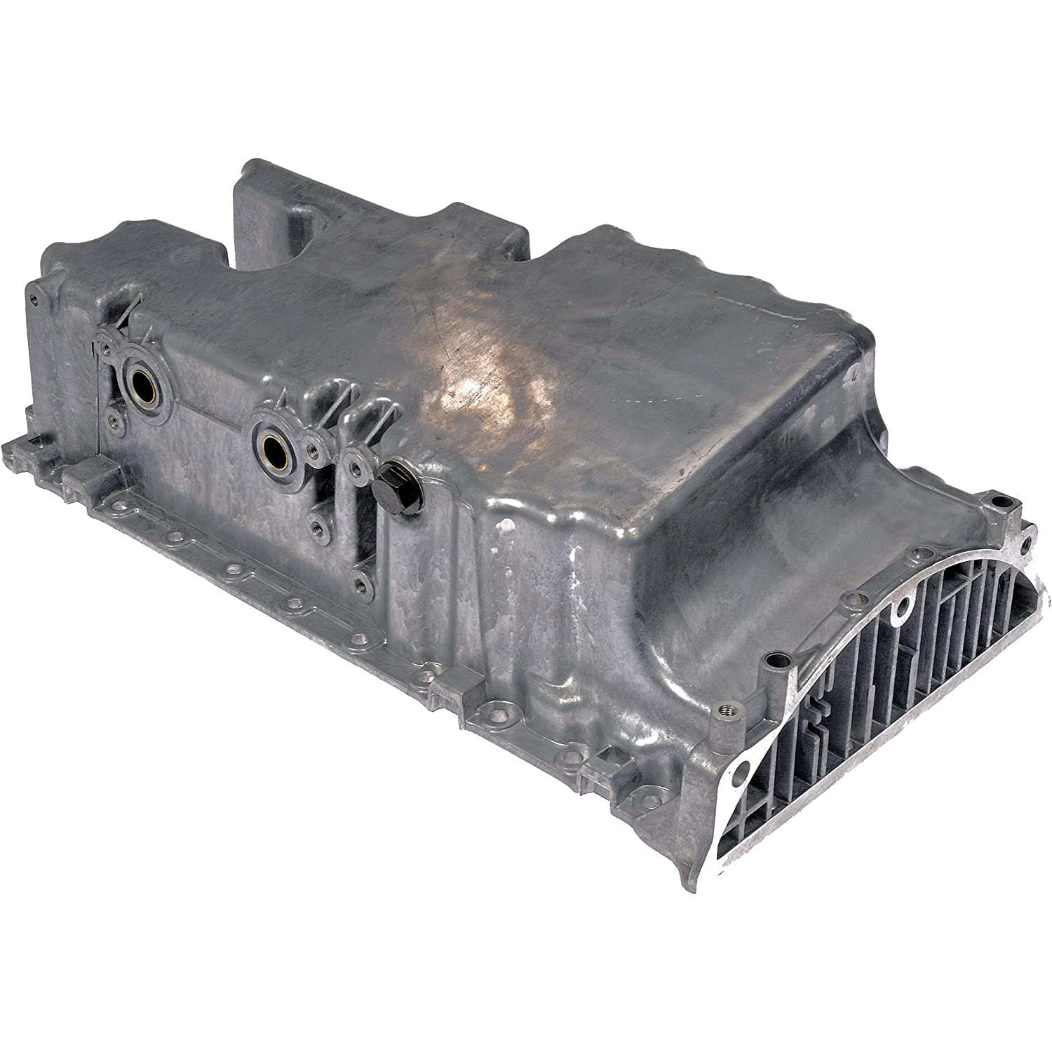 264-730 Steel Oil Pan, OE Solutions Series - Engine Oil Pan - Engine Oil Pan: Direct Fit, Aluminum, Center Sump - OIL PAN - Engine Oil Pan - Oil Sump - Crankcase Assembly - Oil pan leaking? This engine oil pan is precision-engineered to match the original equipment pan on specific vehicle years, makes and models for a reliable replacement. - Volvo 2014-04