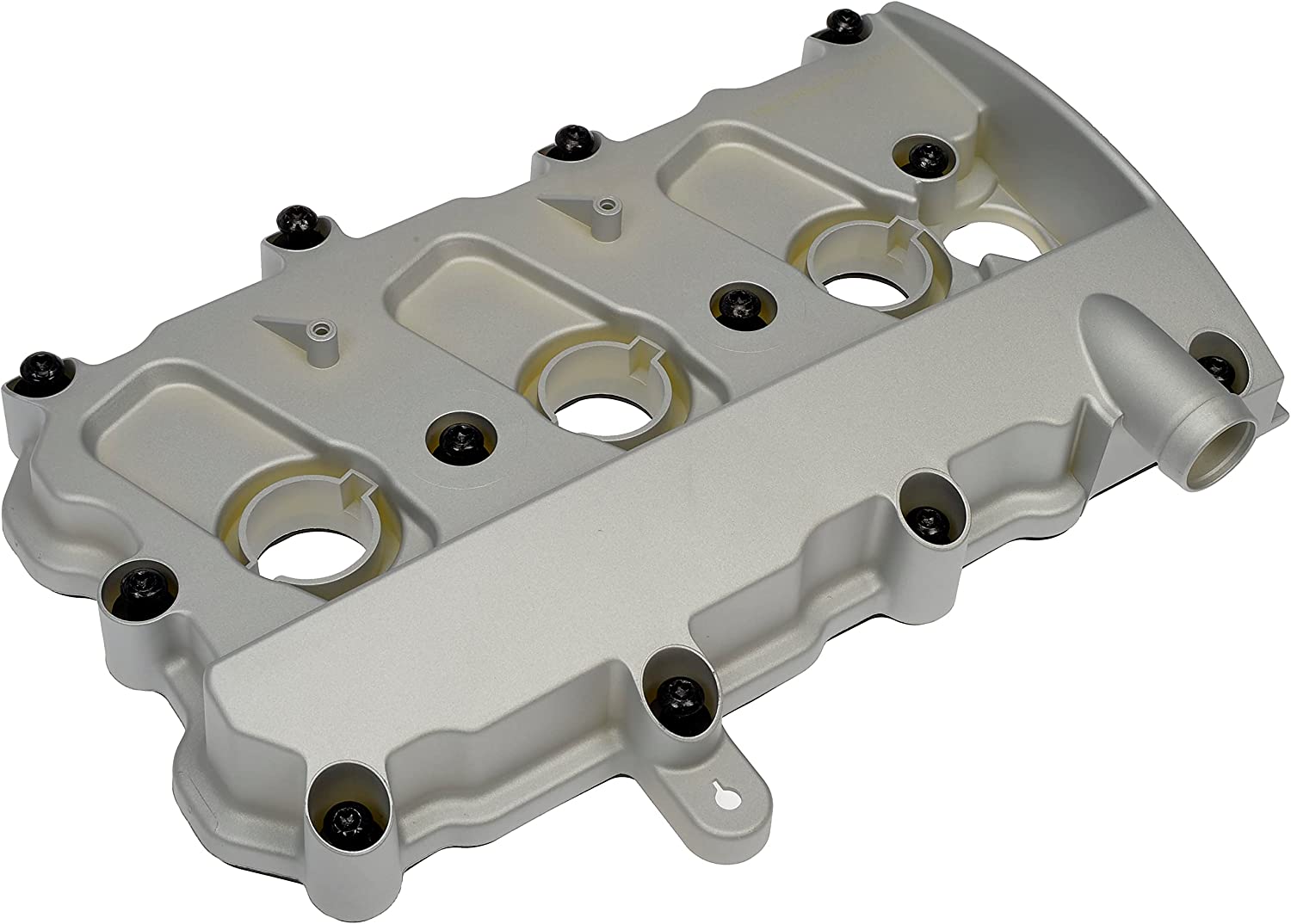 264-770 Passenger Side Valve Cover, 6 Cyl., 3.2L Engine, DOHC Cylinder Head Type - Dorman - OE Solutions Engine Valve Cover 264-770 - Valve Cover Kit - Valve Cover Kit - Rocker Arm Cover - This replacement valve cover matches the fit and function of the original equipment part that may be damaged or warped. Made from quality materials for excellent fit and superior heat resistance, this valve cover has undergone extensive testing. - Audi A4 2008-05, Audi A4 Quattro 2009-05, Audi A6 2010-06, Audi A6 Quattro 2009-05