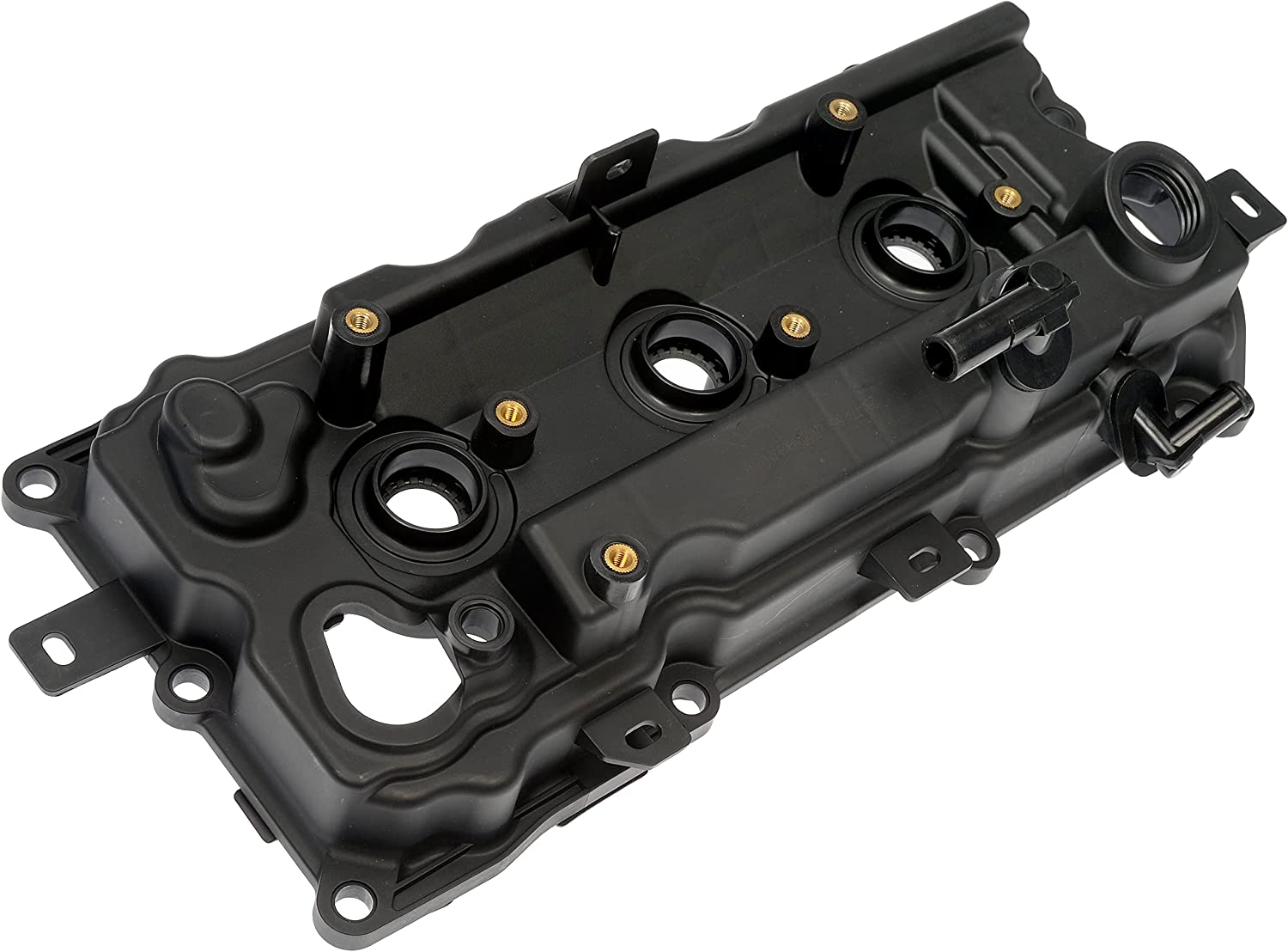264-774 Front Valve Cover, 6 Cyl., 3.5L Engine, DOHC Cylinder Head Type - Dorman 264-774 Front Engine Valve Cover Compatible with Select Infiniti/Nissan Models - Dorman - OE Solutions Engine Valve Cover 264-774 - Engine Valve Cover - Valve Cover - Engine Valve Cover - Rocker Arm Cover - This replacement valve cover matches the fit and function of the original equipment part that may be damaged or warped. Made from quality materials for excellent fit and superior heat resistance, this valve cover has undergone extensive testing. - Infiniti JX35 2013, Infiniti QX60 2014, Nissan Altima 2014-07, Nissan Pathfinder 2014-13