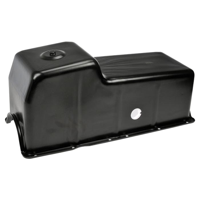 264-838 Oil Pan, 8 Cyl., Enginemfrname - Dorman 264-838 Engine Oil Pan Compatible with Select IC Corporation / International Models - Engine Oil Pan - Engine Oil Pan: Direct Fit, Steel, Rear Sump, 20 Quart - Oil Pan - Engine Oil Pan - Crankcase Assembly - Oil Sump - Oil pan leaking? This engine oil pan is precision-engineered to match the original equipment pan on specific vehicle years, makes and models for a reliable replacement. - IC Corporation 2004-02, International 2004-00