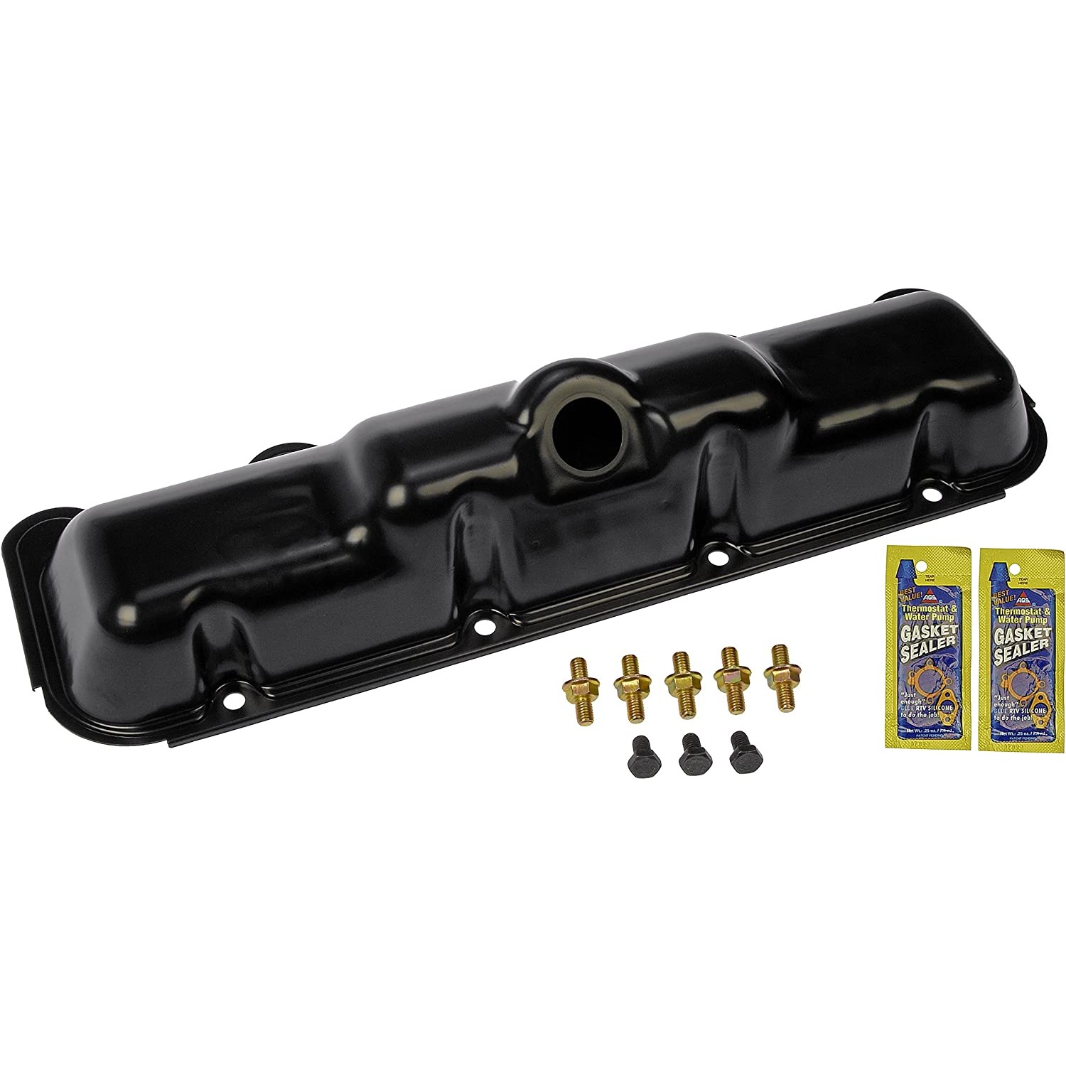 264-986 Passenger Side Valve Cover, OE Solutions Series - Dorman 264-986 Passenger Side Engine Valve Cover Compatible with Select Models - Dorman 264-986 Passenger Side Engine Valve Cover for Specific Models, Black - Dorman Valve Cover 264-986 - Valve Cover Kit-Includes Liquid Gasket and Bolts - Valve Covers: with Gasket, Direct Replacement, Stamped Steel, Passenger Side - VALVE COVER - Valve Cover Kit-Includes Liquid Gasket and Bolts - Rocker Arm Cover - This replacement valve cover matches the fit and function of the original equipment part that may be damaged or warped. Made from quality materials for excellent fit and superior heat resistance, this valve cover has undergone extensive testing. - Chevrolet 2002-85, GMC 2002-82, Hummer 2004-02, Workhorse 2005-99, Workhorse Custom Chassis 2005-99