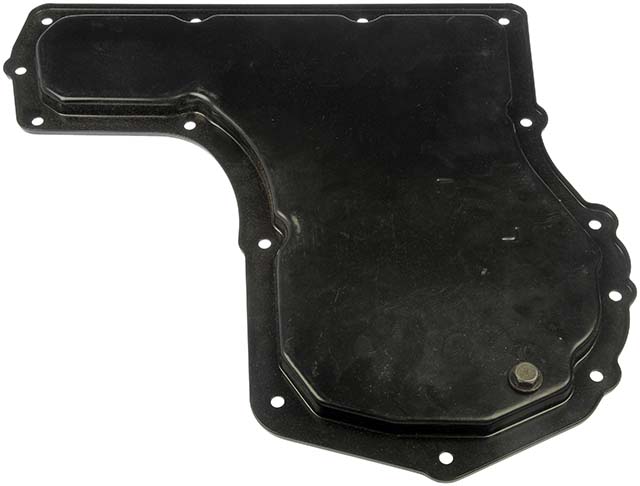265-809 OE Solutions Series Transmission Pan - Direct Fit, Sold individually - Dorman 265-809 Transmission Oil Pan Compatible with Select Models - Dorman Transmission Oil Pan 265-809 - Transmission Oil Pan: Direct Fit, Steel, 9.5 Quart - TRANSMISSION PAN - Transmission Pan With Drain Plug - Automatic Transmission Oil Pan - Transmission Sump - Trans Pan - This replacement transmission oil pan is a direct replacement for a damaged original equipment transmission pan. Made of quality materials, it's designed for reliable, leak-free service. - Chevrolet 2011-95, Oldsmobile 2004-97, Pontiac 2010-95, Saturn 2010-00 - Transmission Pan With Drain Plug