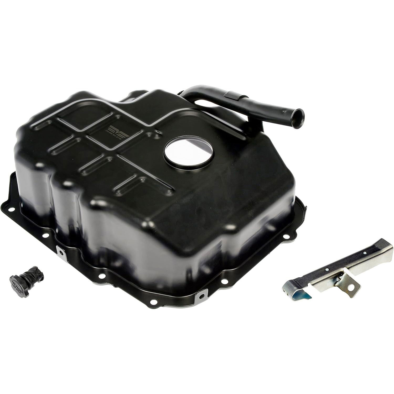 265-898 OE Solutions Series Transmission Pan - Black, Steel, Stock Depth, Sold individually - Dorman 265-898 Transmission Oil Pan Compatible with Select Chrysler/Dodge/Ram Models - Dorman - OE Solutions Transmission Oil Pan 265-898 - Transmission Oil Pan - TRANSMISSION OIL PAN - Trans Side Cover - Transmission Oil Pan - Trans Pan - Transmission Sump - Automatic Transmission Oil Pan - This replacement transmission oil pan is a direct replacement for a damaged original equipment transmission pan. Made of quality materials, it's designed for reliable, leak-free service. - Chrysler 2016-13, Dodge 2020-13, Ram 2021-14