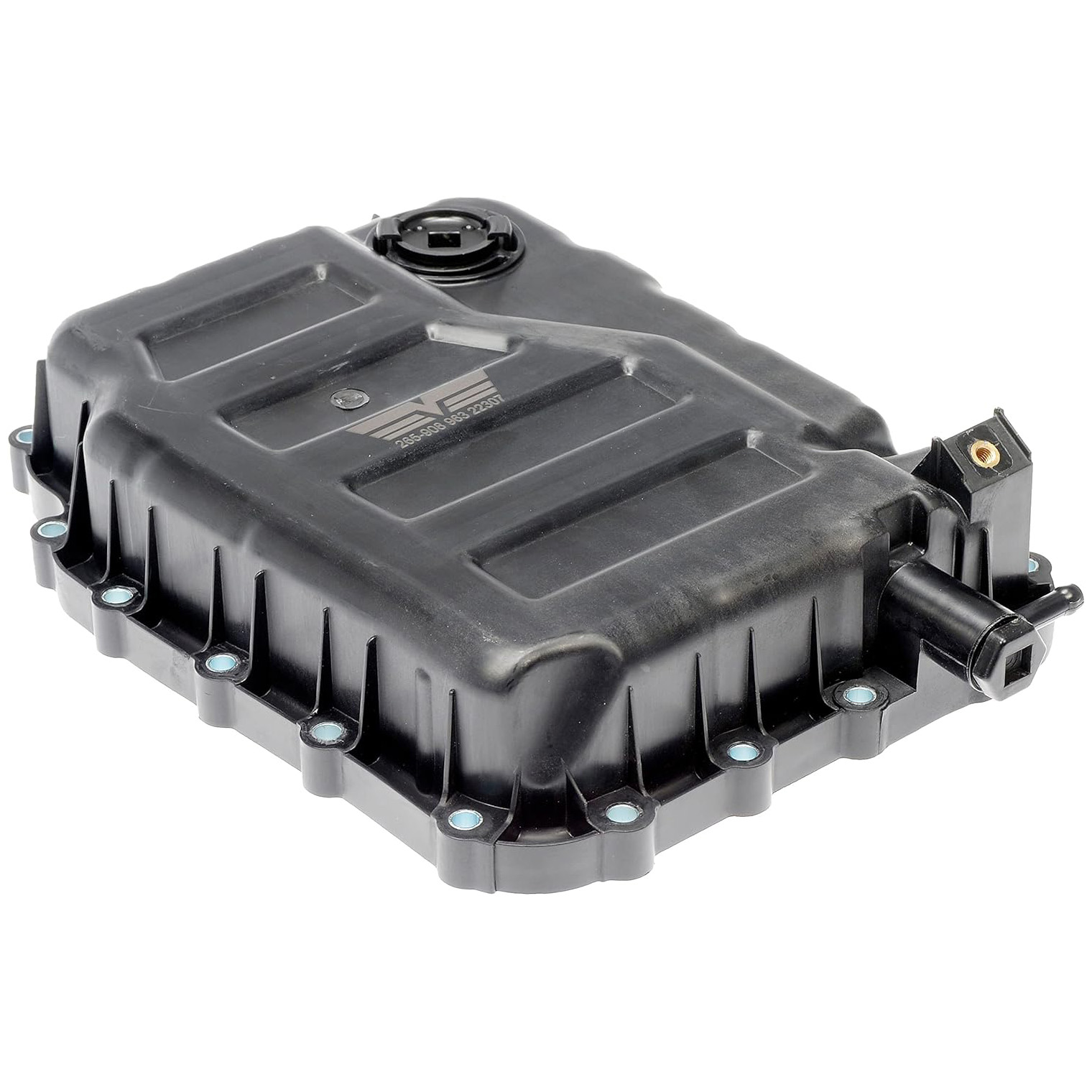 265-908 OE Solutions Series Transmission Pan - Black, Plastic, Stock Depth, Sold individually - Dorman 265-908 Transmission Oil Pan Compatible with Select Dodge/Jeep Models - Dorman - OE Solutions Transmission Oil Pan 265-908 - Transmission Oil Pan - Trans Side Cover - Trans Side Cover - Transmission Oil Pan - Automatic Transmission Oil Pan - Transmission Sump - Trans Pan - This replacement transmission oil pan is a direct replacement for a damaged original equipment transmission pan. Made of quality materials, it's designed for reliable, leak-free service. - Dodge Dart 2016-13, Jeep Compass 2017-14, Jeep Patriot 2017-14