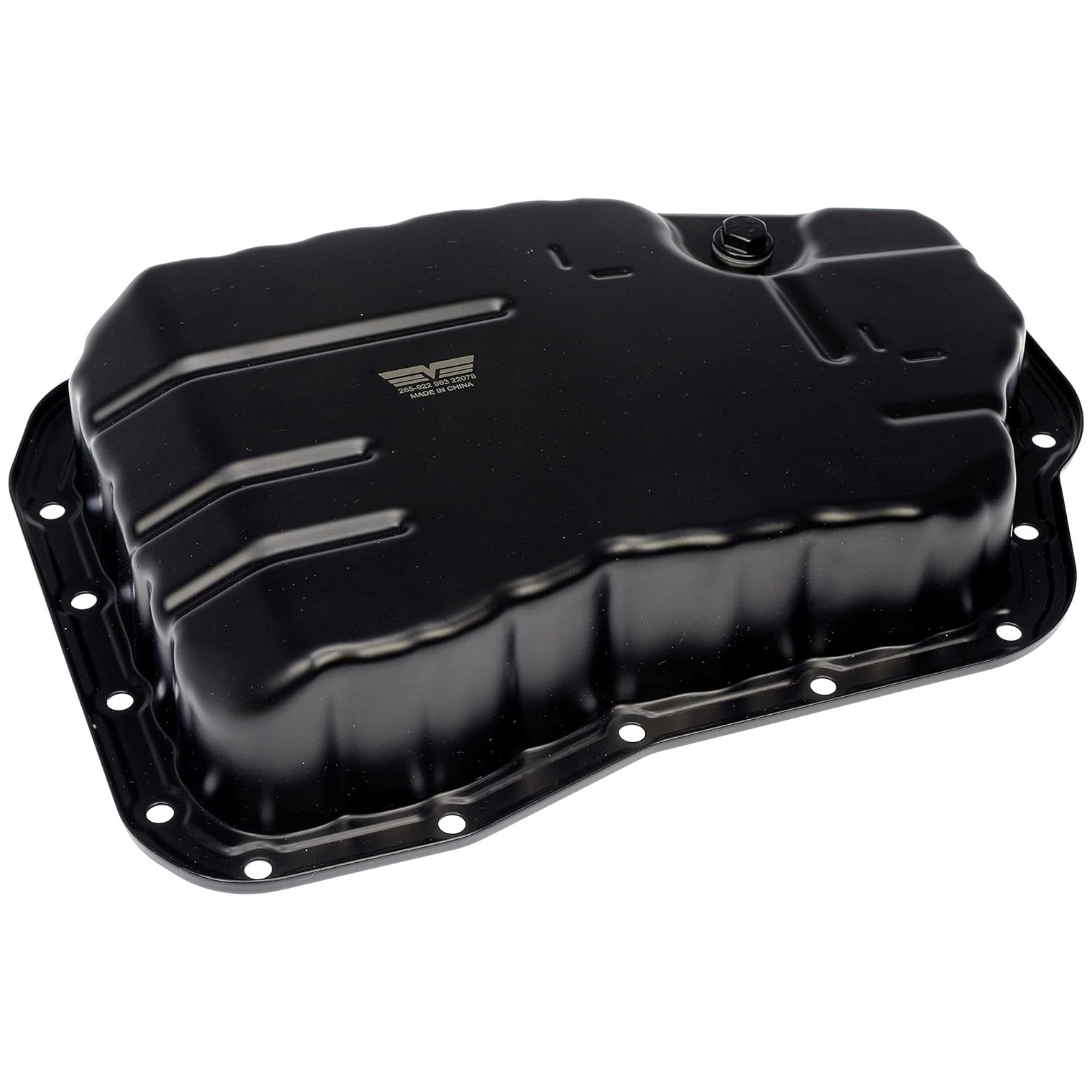 265-922 OE Solutions Series Transmission Pan - Black, Steel, Stock Depth, Sold individually - Dorman 265-922 Transmission Oil Pan Compatible with Select Lexus/Toyota Models - Dorman - OE Solutions Transmission Oil Pan 265-922 - Transmission Oil Pan - Transmission Pan - Transmission Oil Pan - Trans Pan - Transmission Sump - Automatic Transmission Oil Pan - This replacement transmission oil pan is a direct replacement for a damaged original equipment transmission pan. Made of quality materials, it's designed for reliable, leak-free service. - Lexus 2015-10, Toyota 2018-08