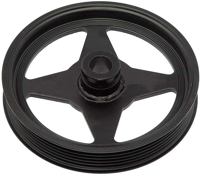 300-010 OE Solutions Series Power Steering Pump Pulley - Black, Metal, Direct Fit, Sold individually - Dorman 300-010 Power Steering Pump Pulley Compatible with Select Ford / Lincoln / Mercury Models - DORMAN 5.63" Power Steering Pump Pulley for Ford - Dorman Power Steering Pump Pulley 300-010 - Power Steering Pump Pulley - PWR STEERING PULLEY - Power Steering Pump Pulley - PS Pulley - This power steering pump pulley is designed to match the fit and function of the original pulley on specified applications. Made of quality materials, it is engineered for reliable performance and durability. - Ford 2016-93, Lincoln 2014-93, Mercury 2011-93