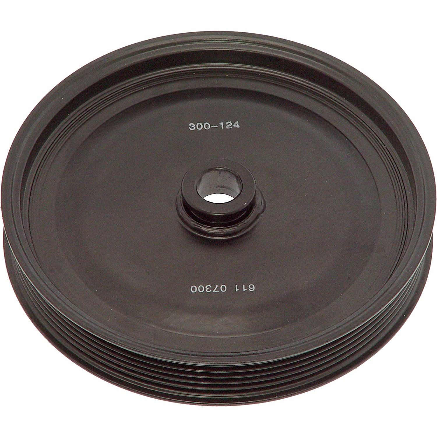 300-124 OE Solutions Series Power Steering Pump Pulley - Black, Steel, Direct Fit, Sold individually - Dorman 300-124 Power Steering Pump Pulley Compatible with Select Cadillac / Oldsmobile / Pontiac Models - Dorman Power Steering Pump Pulley 300-124 - Power Steering Pump Pulley - PWR STEERING PULLEY - Power Steering Pump Pulley - PS Pulley - This power steering pump pulley is designed to match the fit and function of the original pulley on specified applications. Made of quality materials, it is engineered for reliable performance and durability. - Cadillac 2005-93, Oldsmobile 2003-01, Oldsmobile 1999-95, Pontiac 2005-04