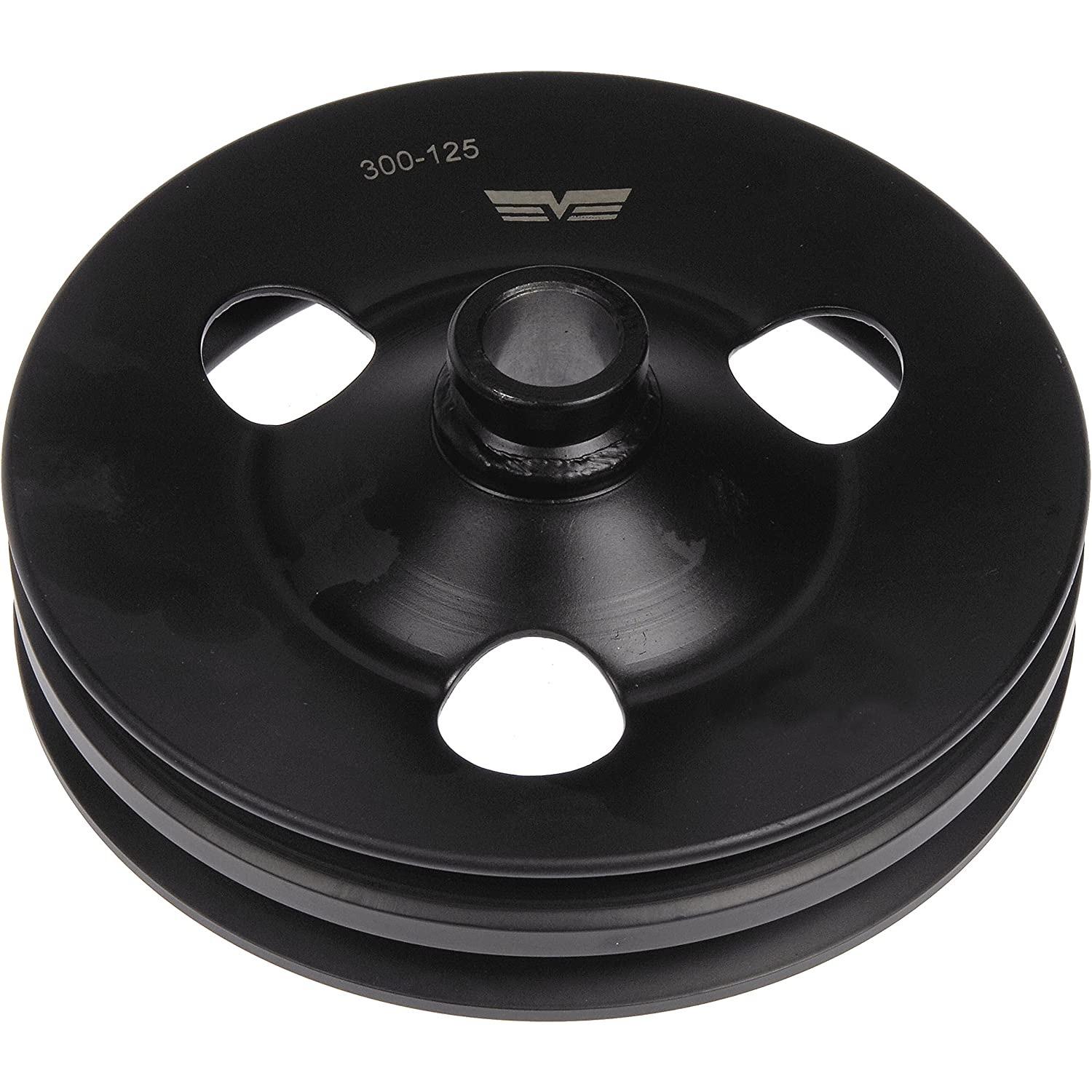 300-125 OE Solutions Series Power Steering Pump Pulley - Black, Metal, Direct Fit, Sold individually - Dorman 300-125 Power Steering Pump Pulley Compatible with Select Models - Dorman Power Steering Pump Pulley 300-125 - Power Steering Pump Pulley - PWR STEERING PULLEY - Power Steering Pump Pulley - PS Pulley - This power steering pump pulley is designed to match the fit and function of the original pulley on specified applications. Made of quality materials, it is engineered for reliable performance and durability. - General Motors 1990-78