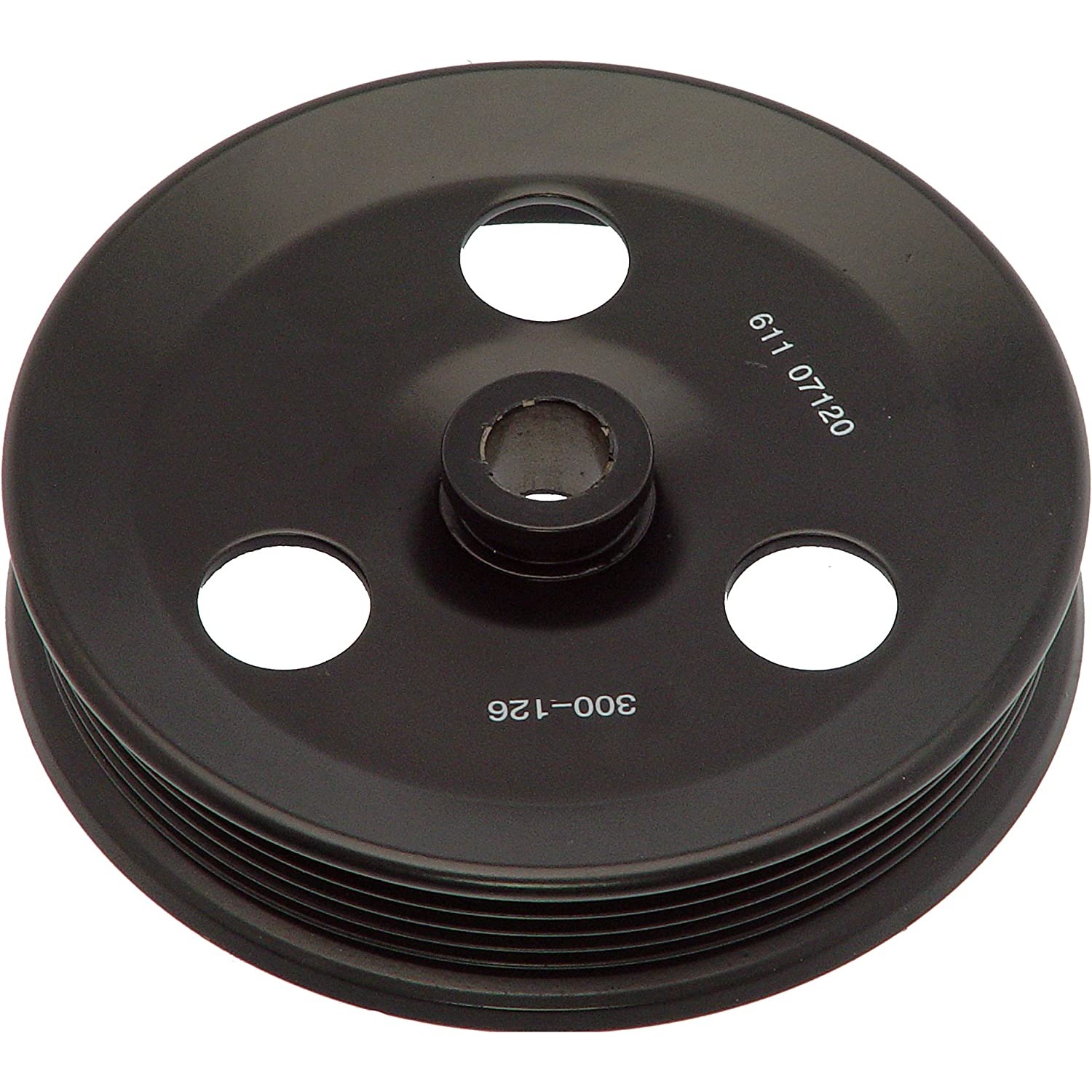 300-126 OE Solutions Series Power Steering Pump Pulley - Black, Metal, Direct Fit, Sold individually - Dorman 300-126 Power Steering Pump Pulley Compatible with Select Buick / Oldsmobile / Pontiac Models - Dorman Power Steering Pump Pulley 300-126 - Power Steering Pump Pulley - PWR STEERING PULLEY - Power Steering Pump Pulley - PS Pulley - This power steering pump pulley is designed to match the fit and function of the original pulley on specified applications. Made of quality materials, it is engineered for reliable performance and durability. - Buick 1991-86, Oldsmobile 1991-86, Pontiac 1991-87