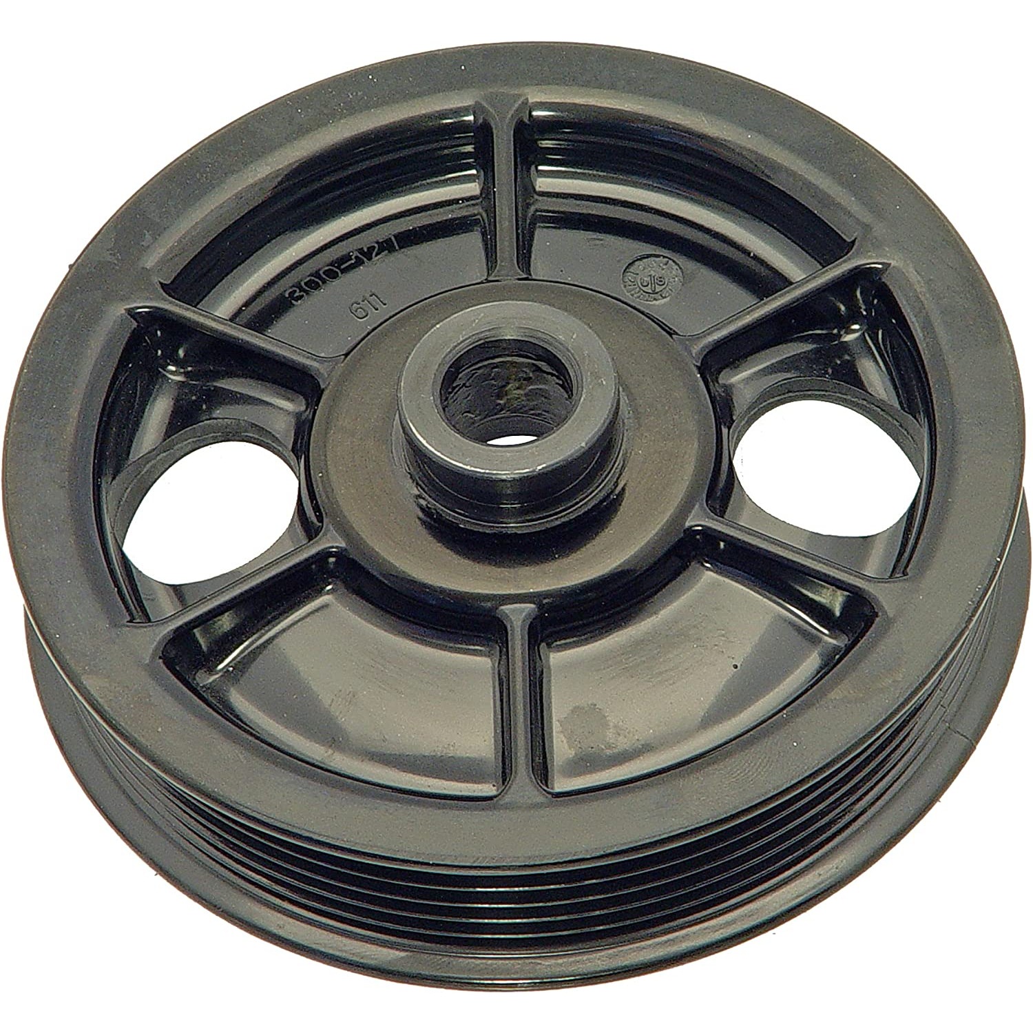 300-127 OE Solutions Series Power Steering Pump Pulley - Black, Plastic, Direct Fit, Sold individually - Dorman 300-127 Power Steering Pump Pulley Compatible with Select Cadillac Models - Dorman Power Steering Pump Pulley 300-127 - Power Steering Pump Pulley - PWR STEERING PULLEY - Power Steering Pump Pulley - PS Pulley - This power steering pump pulley is designed to match the fit and function of the original pulley on specified applications. Made of quality materials, it is engineered for reliable performance and durability. - Cadillac 1995-91