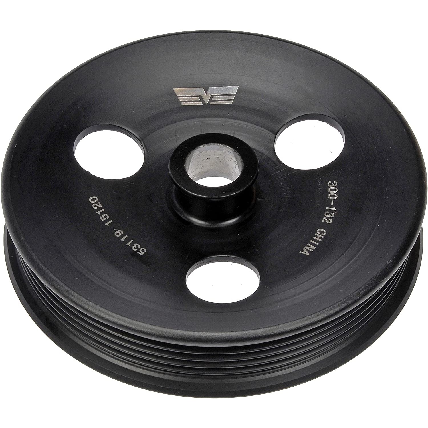 300-132 OE Solutions Series Power Steering Pump Pulley - Black, Metal, Direct Fit, Sold individually - Dorman 300-132 Power Steering Pump Pulley Compatible with Select Models - Dorman Power Steering Pump Pulley 300-132 - Power Steering Pump Pulley - PWR STEERING PULLEY - Power Steering Pump Pulley - PS Pulley - This power steering pump pulley is designed to match the fit and function of the original pulley on specified applications. Made of quality materials, it is engineered for reliable performance and durability. - Buick 1995-91, Chevrolet 1995-92, Oldsmobile 1995-91, Pontiac 1995-92