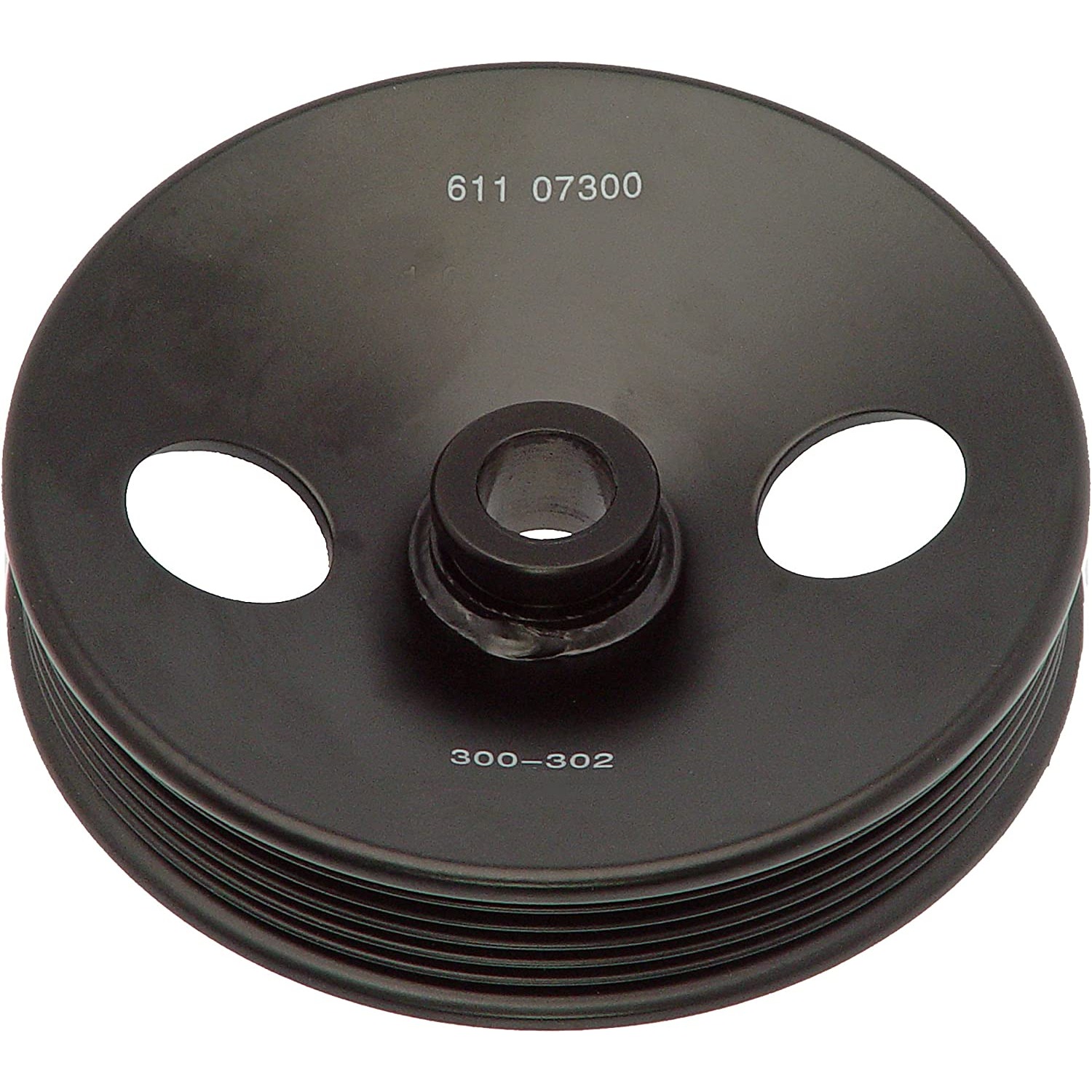 300-302 OE Solutions Series Power Steering Pump Pulley - Black, Metal, Direct Fit, Sold individually - Dorman 300-302 Power Steering Pump Pulley Compatible with Select Dodge / Jeep Models - Dorman 300-302 Power Steering Pump Pulley for Specific Dodge / Jeep Models, Black - Dorman Power Steering Pump Pulley 300-302 - Power Steering Pump Pulley - PWR STEERING PULLEY - Power Steering Pump Pulley - PS Pulley - This power steering pump pulley is designed to match the fit and function of the original pulley on specified applications. Made of quality materials, it is engineered for reliable performance and durability. - Dodge 1998-97, Jeep 2006-02, Jeep 1998-97