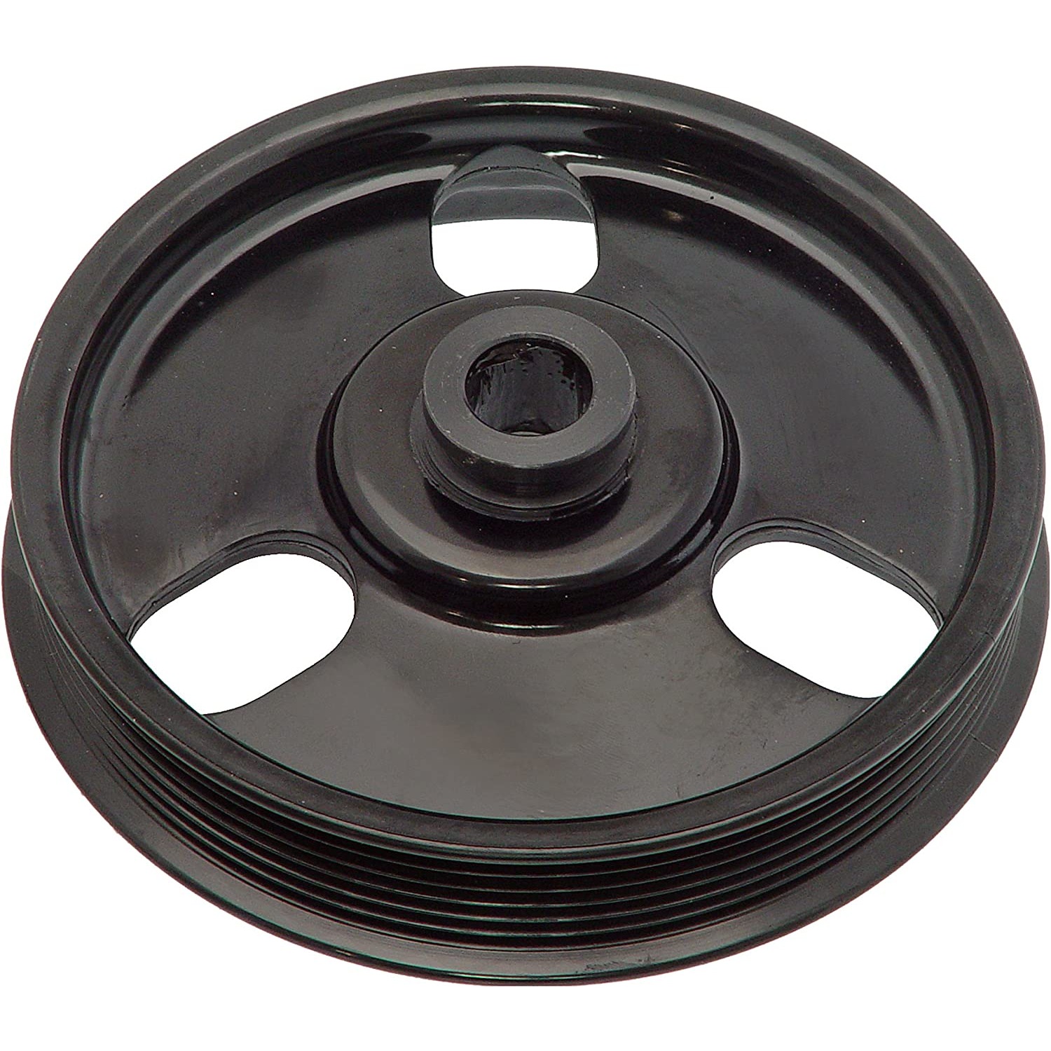 300-305 OE Solutions Series Power Steering Pump Pulley - Black, Plastic, Direct Fit, Sold individually - Dorman 300-305 Power Steering Pump Pulley Compatible with Select Chrysler / Dodge / Plymouth Models - Dorman Power Steering Pump Pulley 300-305 - Power Steering Pump Pulley - PWR STEERING PULLEY - Power Steering Pump Pulley - PS Pulley - This power steering pump pulley is designed to match the fit and function of the original pulley on specified applications. Made of quality materials, it is engineered for reliable performance and durability. - Chrysler 2000, Dodge 2000-96, Plymouth 2000-96