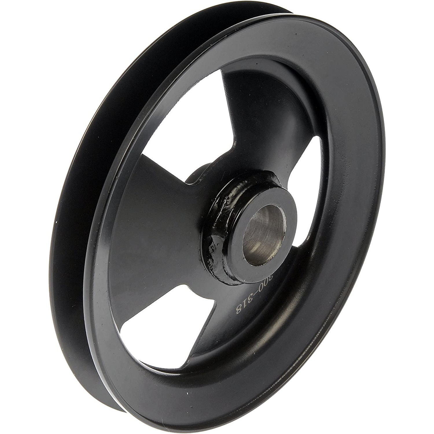 300-318 OE Solutions Series Power Steering Pump Pulley - Black, Plastic, Direct Fit, Sold individually - Dorman 300-318 Power Steering Pump Pulley Compatible with Select Chrysler / Dodge / Plymouth Models - Dorman Power Steering Pump Pulley 300-318 - Power Steering Pump Pulley - PWR STEERING PULLEY - Power Steering Pump Pulley - PS Pulley - This power steering pump pulley is designed to match the fit and function of the original pulley on specified applications. Made of quality materials, it is engineered for reliable performance and durability. - Chrysler 1993-90, Dodge 1994-90, Plymouth 1994-90