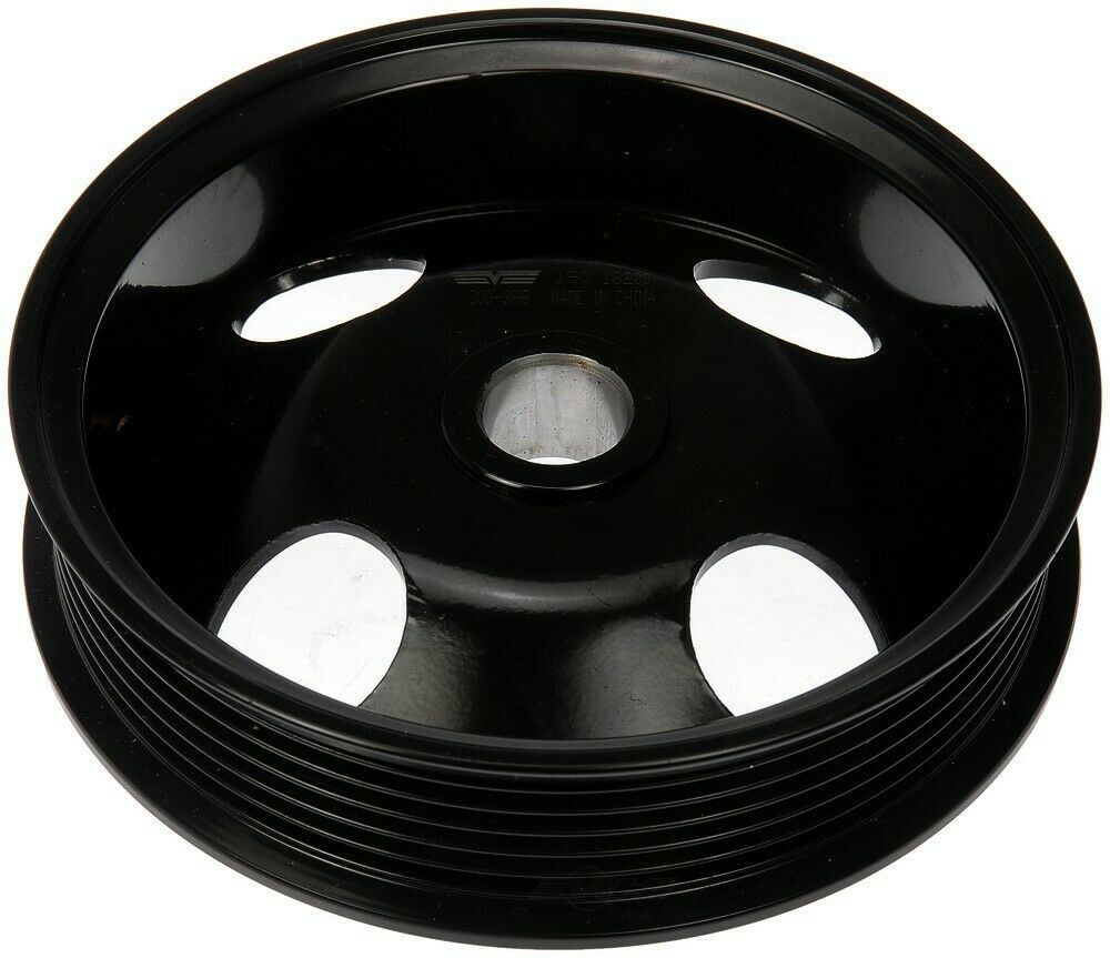 300-398 OE Solutions Series Power Steering Pump Pulley - Black, Steel, V-belt, Direct Fit, Sold individually - Dorman 300-398 Power Steering Pump Pulley Compatible with Select Models - Dorman Power Steering Pump Pulley 300-398 - Power Steering Pump Pulley - Pwr Steering Pulley - Power Steering Pump Pulley - PS Pulley - This power steering pump pulley is designed to match the fit and function of the original pulley on specified applications. Made of quality materials, it is engineered for reliable performance and durability. - Buick 2016-10, Cadillac 2019-10, Chevrolet 2017-10, GMC 2017-10