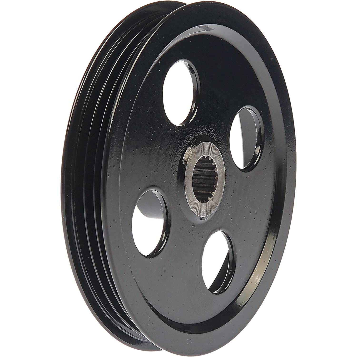 300-404 OE Solutions Series Power Steering Pump Pulley - Black, Plastic, Direct Fit, Sold individually - Dorman Power Steering Pump Pulley 300-404 - Power Steering Pump Pulley - PWR STEERING PULLEY - Power Steering Pump Pulley - PS Pulley - This power steering pump pulley is designed to match the fit and function of the original pulley on specified applications. Made of quality materials, it is engineered for reliable performance and durability. - Toyota Camry 2001-92, Toyota Solara 2001-99