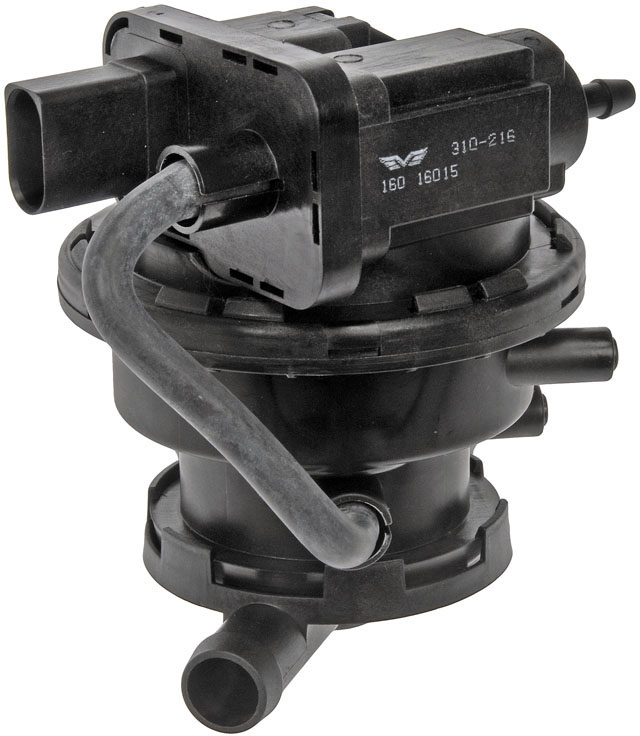 310-216 OE Solutions Series Evaporative Emissions System Leak Detection Pump - Sold individually - Dorman Evaporative Emissions System Leak Detection Pump 310-216 - Fuel Vapor Leak Detection Pump - Leak Detection Pump - Fuel Vapor Leak Detection Pump - Natural Vacuum Leak Detector - NVLD - This evaporative emissions system leak detection pump is designed to match the fit and function of the original pump on specified applications, and is engineered for reliable performance and durability. - Volkswagen Touareg 2006-04