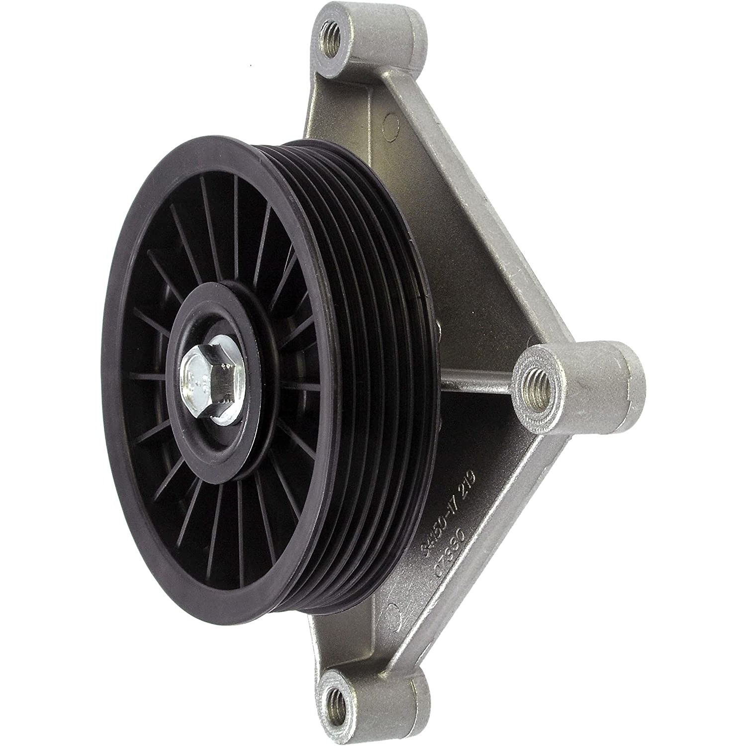 34207 A/C Compressor By-Pass Pulley - Direct Fit - Air Conditioning Bypass Pulley - Dorman 34207 A/C Compressor Bypass Pulley Compatible with Select Cadillac / Chevrolet / GMC Models - Dorman A/C Compressor Bypass Pulley 34207