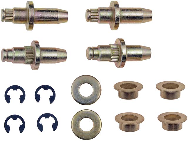 38437 Help Series Door Hinge Repair Kit - Direct Fit, Sold Individually - Door Hinge Pin And Bushing Kit - 4 Pins, 4 Bushings, 2 Washers, And 4 Clips - Dorman 38437 Door Hinge Pin And Bushing Kit - 4 Pins, 4 Bushings, 2 Washers, And 4 Clips Compatible with Select Cadillac / Chevrolet / GMC Models , Black - Dorman Door Hinge Parts 38437 - DORMAN Door Hinge Pin and Bushing Kit