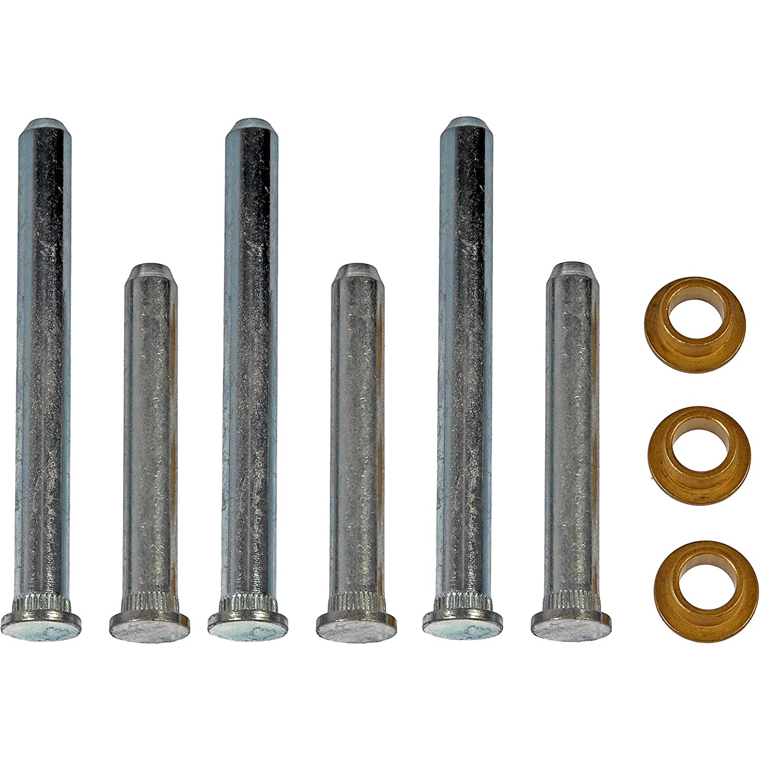 38468 Help Series Door Hinge Repair Kit - Direct Fit, Kit - Door Hinge Pin And Bushing Kit - DOOR HINGE PIN KIT - Door Hinge Pin And Bushing Kit - Door Hinge Repair Kit - This door hinge pin & bushing kit is designed to match the original parts required to restore door alignment and function on specified vehicles. Made of quality components, this kit is engineered for reliable performance and durability. - Dodge 1997-84 - Dorman 38468 Front Door Hinge Pin And Bushing Kit Compatible with Select Dodge Models - Dorman Door Hinge Parts 38468