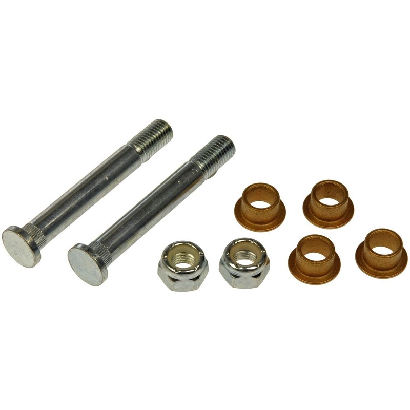 38474 Help Series Door Hinge Repair Kit - Direct Fit, Kit - Door Hinge Pin And Bushing Kit - 2 Pins, 4 Bushings And 2 Nuts - DOOR HINGE PIN KIT - Door Hinge Pin And Bushing Kit - 2 Pins, 4 Bushings And 2 Nuts - Door Hinge Repair Kit - This door hinge pin & bushing kit is designed to match the original parts required to restore door alignment and function on specified vehicles. Made of quality components, this kit is engineered for reliable performance and durability. - Infiniti 2010-04, Nissan 2020-00 - Dorman 38474 Door Hinge - Dorman Door Hinge Parts 38474