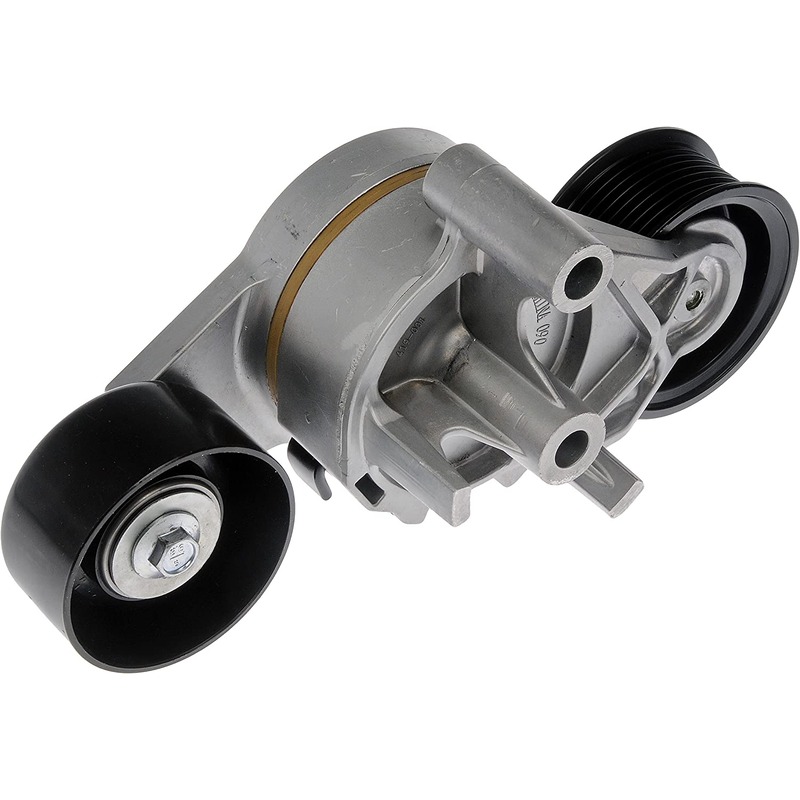 419-001 Accessory Belt Tensioner Kit - Direct Fit, Sold individually - Automatic Belt Tensioner (Tensioner Only) - BELT TENSIONER - Automatic Belt Tensioner (Tensioner Only) - Serpentine Belt Tensioner - Accessory Belt Tensioner - Drive Belt Tensioner - This replacement belt tensioner assembly is designed to match the fit and function of the original equipment belt tensioner on specified vehicles. Engineered with quality components for durability, it has been extensively tested to perform reliably. - Ford Motor Company 2010-03, General Motors 2009-05, Navistar 2012-02 - Dorman 419-001 Accessory Drive Belt Tensioner Assembly Compatible with Select Models - Dorman 419-001 Accessory Drive Belt Tensioner Assembly for Specific Models - Dorman Idler Pulley 419-001