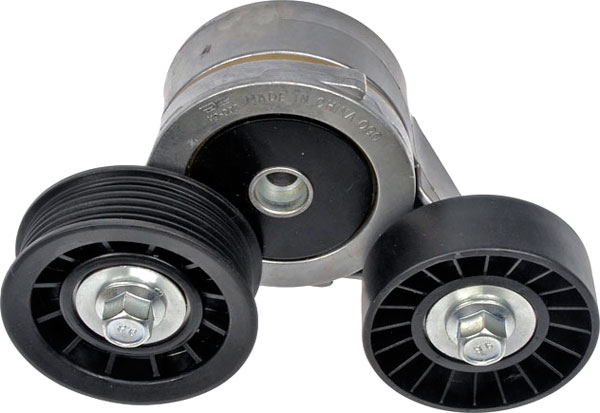 419-008 Accessory Belt Tensioner Kit - Direct Fit, Sold individually - Automatic Belt Tensioner (Tensioner Only) - BELT TENSIONER - Automatic Belt Tensioner (Tensioner Only) - Serpentine Belt Tensioner - Drive Belt Tensioner - Accessory Belt Tensioner - This replacement belt tensioner assembly is designed to match the fit and function of the original equipment belt tensioner on specified vehicles. Engineered with quality components for durability, it has been extensively tested to perform reliably. - Chrysler 2009-07, Dodge 2010-00, Jeep 2010-99, Ram 2013-11 - Dorman 419-008 Accessory Drive Belt Tensioner Assembly Compatible with Select Models - Dorman Idler Pulley 419-008