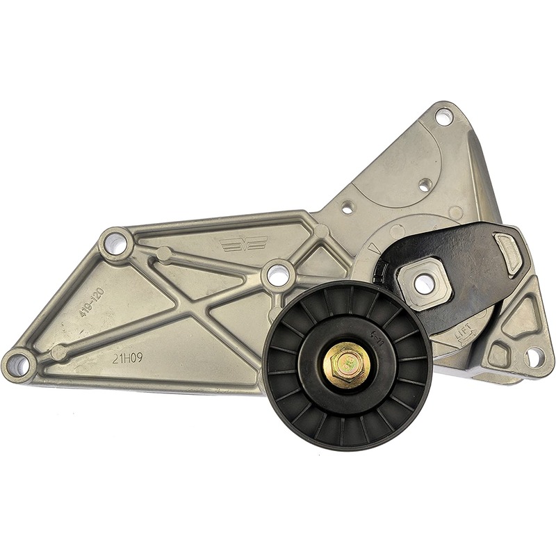 419-120 Accessory Belt Tensioner Kit - Direct Fit, Sold individually - Automatic Belt Tensioner (Tensioner only) - Dorman 419-120 Accessory Drive Belt Tensioner Assembly Compatible with Select Models - Dorman Idler Pulley 419-120 - SERP BELT TENSIONER - Automatic Belt Tensioner (Tensioner only) - Drive Belt Tensioner - Accessory Belt Tensioner - Serpentine Belt Tensioner - This replacement belt tensioner assembly is designed to match the fit and function of the original equipment belt tensioner on specified vehicles. Engineered with quality components for durability, it has been extensively tested to perform reliably. - Buick 1995-91, Chevrolet 1995-92, Oldsmobile 1995-91, Pontiac 1995-92