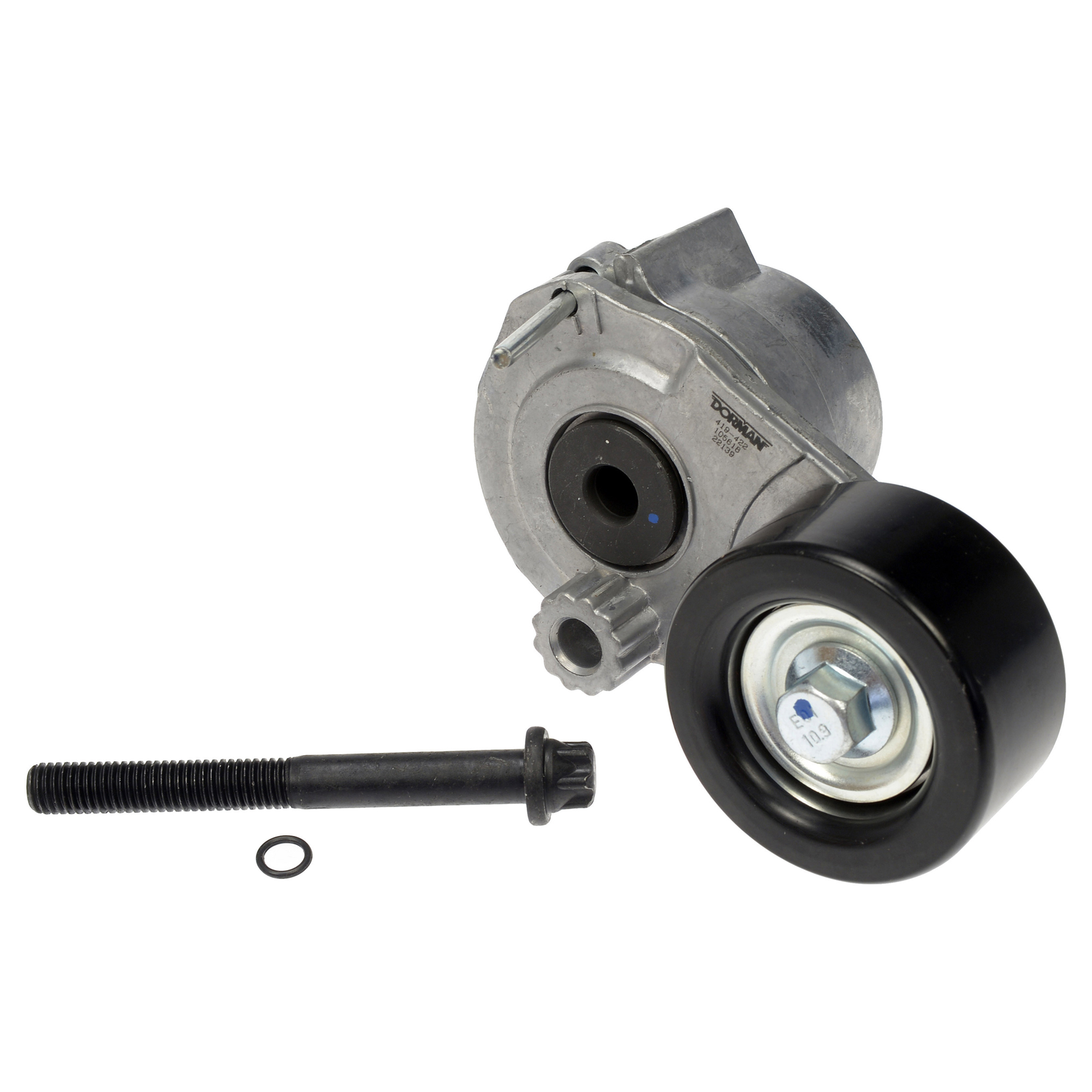 419-422 Techoice Series Accessory Belt Tensioner 4 Cyl., 1.8L Engine - Automatic Belt Tensioner - Belt Tensioner - Automatic Belt Tensioner - Accessory Belt Tensioner - Serpentine Belt Tensioner - Drive Belt Tensioner - This replacement belt tensioner assembly is designed to match the fit and function of the original equipment belt tensioner on specified vehicles. Engineered with quality components for durability, it has been extensively tested to perform reliably. - Chevrolet 2020-10, Saturn 2009-08 - Dorman 419-422 Accessory Drive Belt Tensioner Assembly Compatible with Select Chevrolet/Saturn Models - Dorman Idler Pulley 419-422