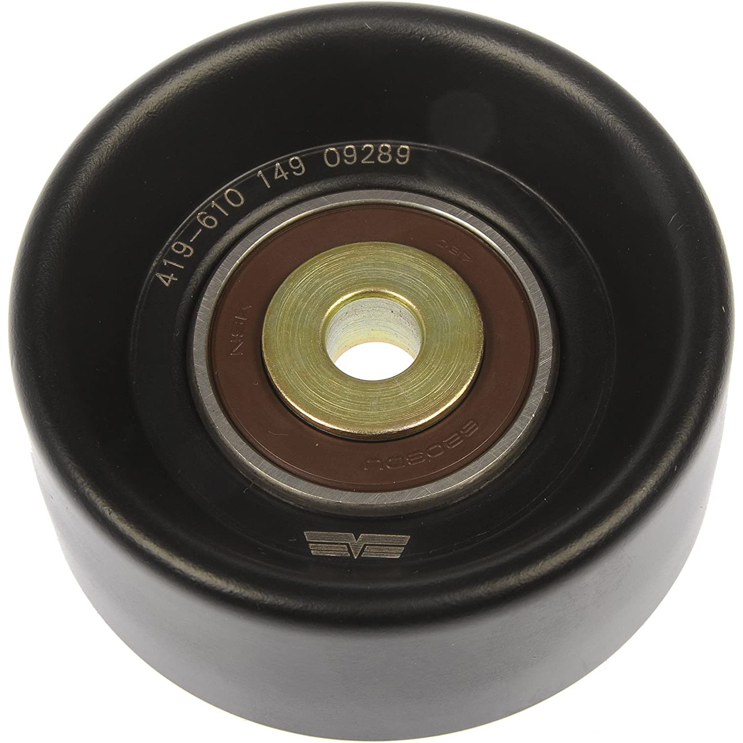 419-610 Accessory Belt Idler Pulley Techoice Series, Steel - Dorman 419-610 Accessory Drive Belt Tensioner Pulley Compatible with Select Models - Dorman 419-610 Accessory Drive Belt Tensioner Pulley for Specific Models - DORMAN 76 mm Drive Belt Tensioner Pulley - Dorman Idler Pulley 419-610 - IDLER PULLEY - Idler Pulley (Pulley Only) - Tensioner Pulley - Belt Tensioner Pulley - Drive Belt Tensioner Pulley - This accessory drive belt tensioner pulley is designed to match the fit and function of the original pulley on specified applications. Made of quality materials, it is engineered for reliable performance and durability. - Ford Motor Company 2019-90, General Motors 2011-91 - Idler Pulley (Pulley only) - Idler Pulley (Pulley Only)