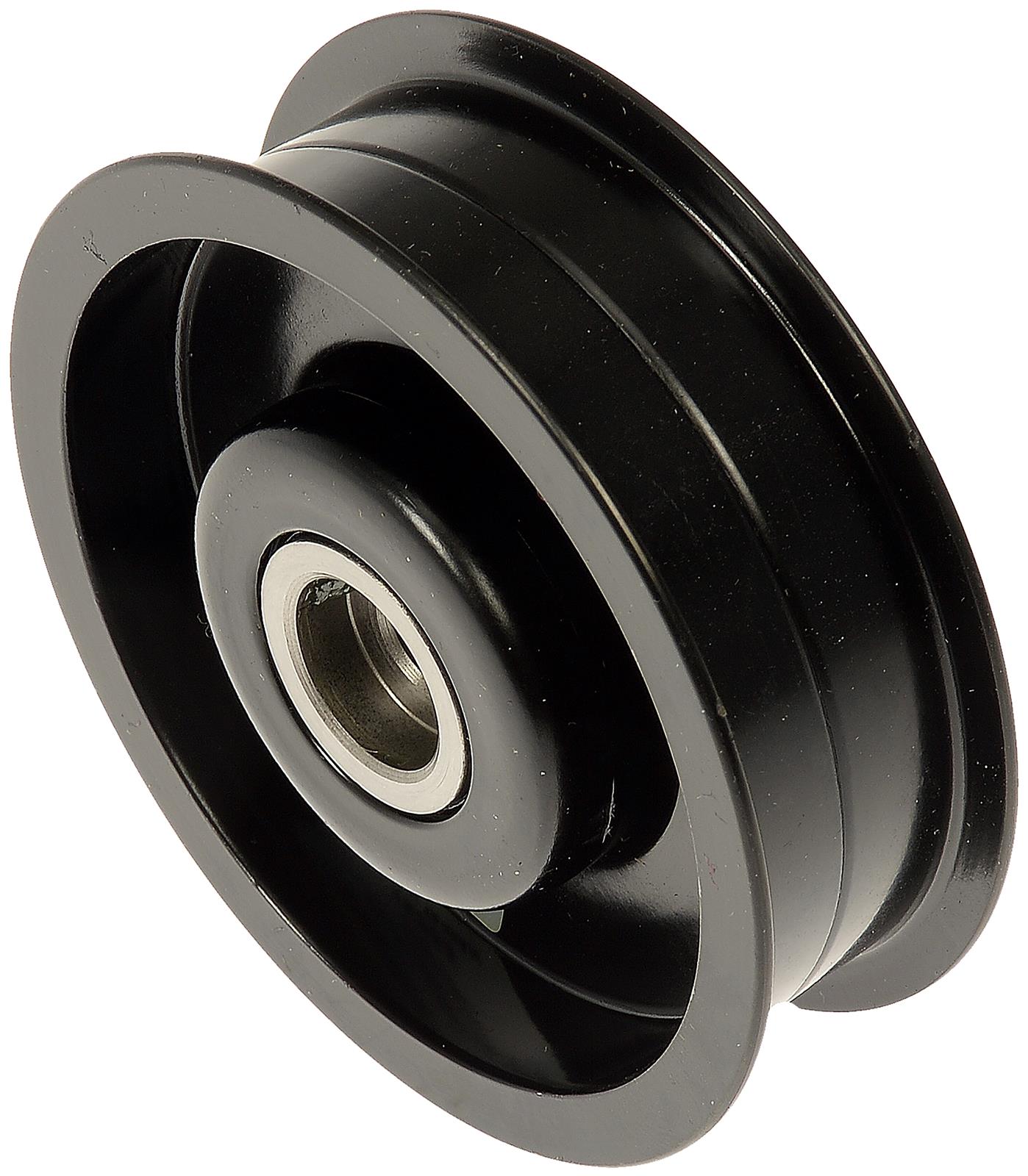419-698 Accessory Belt Idler Pulley Techoice Series, Steel - Dorman Idler Pulley 419-698 - Idler Pulley (Pulley Only) - Idler Pulley (Pulley Only) - Serpentine Belt Idler Pulley - This replacement accessory drive belt idler pulley has been engineered to match the function and performance of the original pulley on select vehicle years, makes and models, properly restoring critical vehicle operations. - Dodge 2008-07, Freightliner 2008-07, Mercedes-Benz 2011-09
