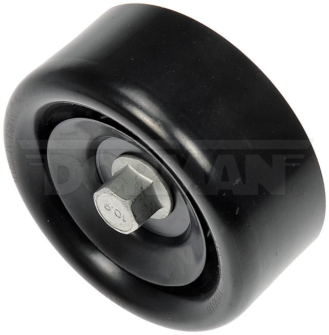 419-706 Accessory Belt Idler Pulley Techoice Series, Steel - Dorman 419-706 Accessory Drive Belt Idler Pulley Compatible with Select Ford Models - Dorman Idler Pulley 419-706 - Idler Pulley (Pulley Only) - Idler Pulley (Pulley Only) - Serpentine Belt Idler Pulley - This replacement accessory drive belt idler pulley has been engineered to match the function and performance of the original pulley on select vehicle years, makes and models, properly restoring critical vehicle operations. - Ford 2010-03 - Idler/Tensioner Pulley: Specific Fit, Steel, 90 mm Diameter