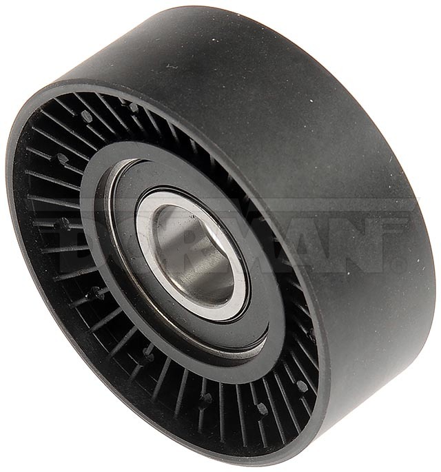 419-725 Accessory Belt Idler Pulley OE Solutions Series, Plastic - Dorman Idler Pulley 419-725 - Idler Pulley (Pulley Only) - Idler Pulley (Pulley Only) - Serpentine Belt Idler Pulley - This replacement accessory drive belt idler pulley has been engineered to match the function and performance of the original pulley on select vehicle years, makes and models, properly restoring critical vehicle operations. - Chrysler 2021-07, Dodge 2021-07, Jeep 2021-06, Ram 2021-11 - Idler/Tensioner Pulley: Specific Fit, Plastic, 70 mm Diameter