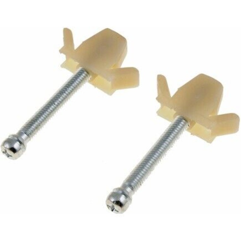 42188 Help Series Headlight Adjust Screw - Direct Fit, Set of 2 - Dorman 42188 Headlight Adjusting Screw - Dorman Headlight Adjusting Screw 42188 - DORMAN Headlight Adjusting Screw for Chrysler - Black - Sealed Beam Adjusters