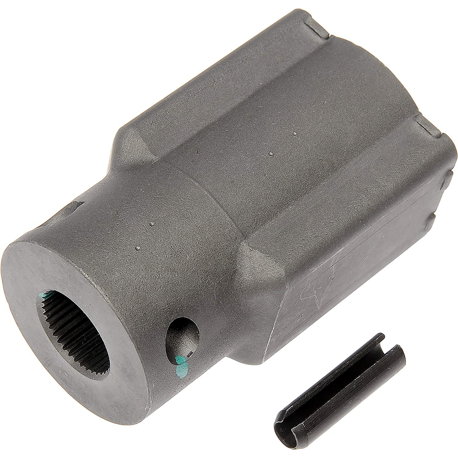 425-252 Steering Shaft Coupling Clamp - Direct Fit - Dorman 425-252 Steering Shaft Slip Joint Compatible with Select Dodge / Plymouth Models, Black - Dorman Steering Shaft Slip Joint 425-252 - DORMAN Steering Shaft Slip Joint for Dodge - Black - Steering Shaft Repair Coupler - STEERING SHAFT - Steering Shaft Repair Coupler - Shaft Slip Joint - Steering Slip Joint - Slip Joint - This steering shaft slip joint is designed to match the fit, appearance and function of the original slip joint on specified vehicles, and is engineered for durability and reliable performance. - Dodge 1987-79, Plymouth 1981-79