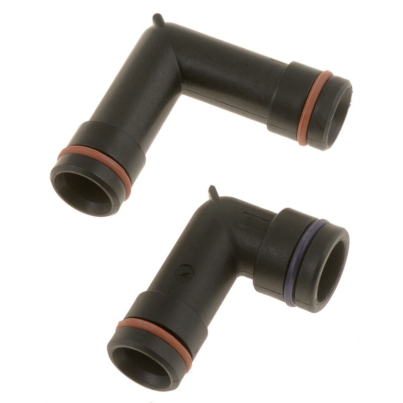 47065 Help Series Heater Hose Fitting - Direct Fit, Kit - Dorman Help! 47065 Heater Hose Ftg Gm 95-01 - Dorman Hose 47065 - Heater Hose Fittings with O-Rings - Plastic - Heater Hose Fittings With O-Rings - Plastic