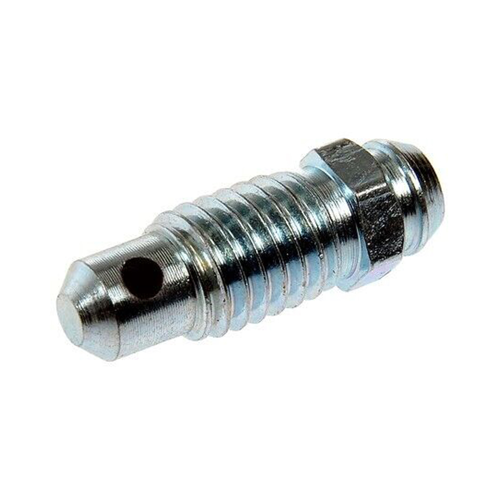 484-150.1 AutoGrade Series Brake Bleed Screw - Direct Fit, Sold individually - BLEEDER SCREWS - Brake Bleeder Screw M8-1.25 X 24mm - Bleeder Screw - This brake bleeder screw is designed to match the fit and function of the original part on specified vehicles. Made of quality materials, it is engineered for reliable performance. - General Motors 2002-70, Honda 2008-70 - Brake Bleeder Screw M8-1.25 X 24mm - Dorman Brake Bleeder Screw 484-150.1