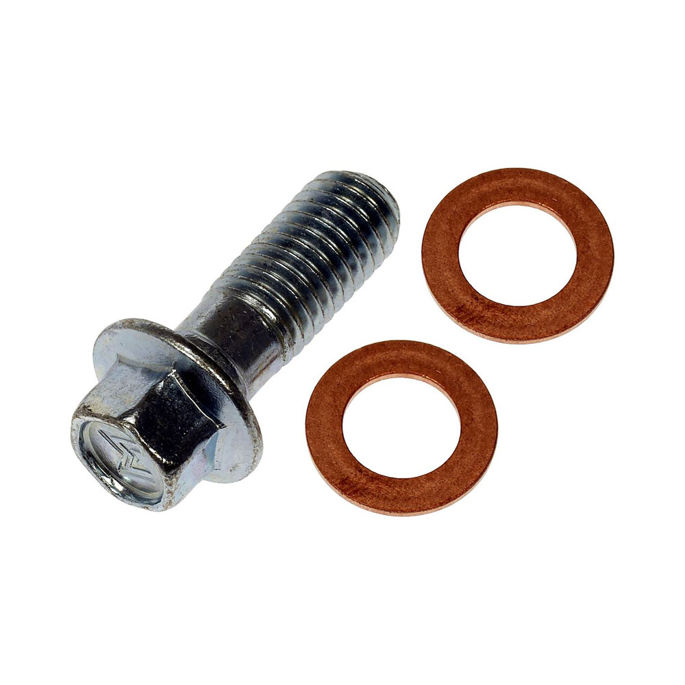 484-202.1 AutoGrade Series Banjo Bolt - BANJO BOLT - Banjo Bolt M10-1.5 X 2 - Brake Hose Bolt - Brake Line Banjo Bolt - This brake hydraulic hose to caliper bolt is designed to match the fit and function of the original part on specified vehicles. Made of quality materials, it is engineered for reliable performance. - Ford 2003-95, Ford 1989-81, Lincoln 1999-95, Mercury 1989-81 - Banjo Bolt M10-1.5 X 2 - Dorman Banjo Bolt 484-202.1