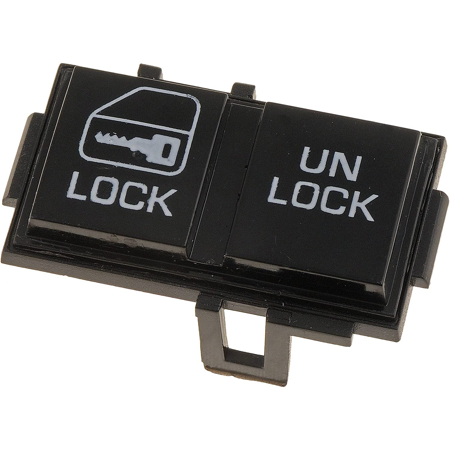 49218 Front, Driver Side Door Lock Switch Black - Door Lock Switch - Front Left, 1 Button - Dorman 49218 Front Driver Side Door Lock Switch Compatible with Select Models - Dorman Power Door Lock Switch 49218