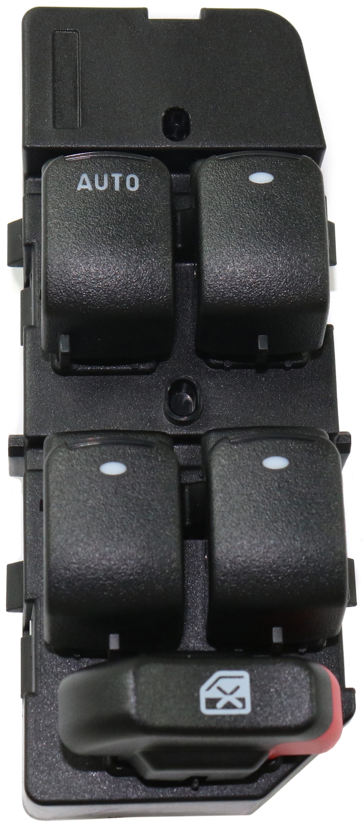 Replacement Window Switch Black, Front, Driver Side, 1-year unlimited-mileage warranty RB50520002