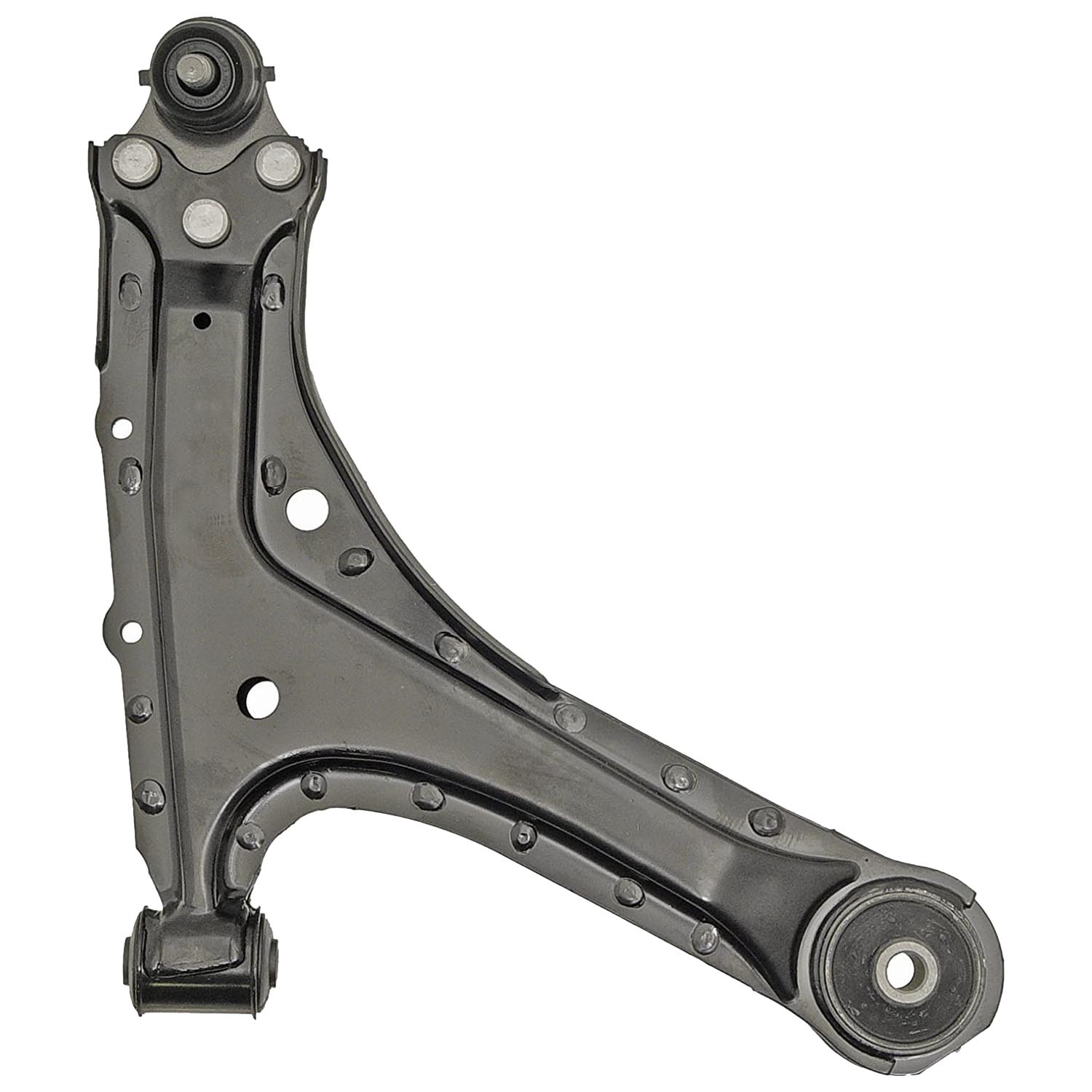520-102 Front, Passenger Side, Lower Control Arm, OE Solutions Series - CONTROL ARM - Suspension Control Arm - A-Arm - L-Arm - This suspension control arm and ball joint assembly is a direct replacement for the original equipment on specific vehicle applications. An industry-leading evaluation process ensures a smooth ride, directional stability and predictable dynamics. - Chevrolet Cavalier 2005-95, Pontiac Sunfire 2005-95 - Dorman 520-102 Front Passenger Side Lower Suspension Control Arm and Ball Joint Assembly Compatible with Select Chevrolet / Pontiac Models - Suspension Control Arm