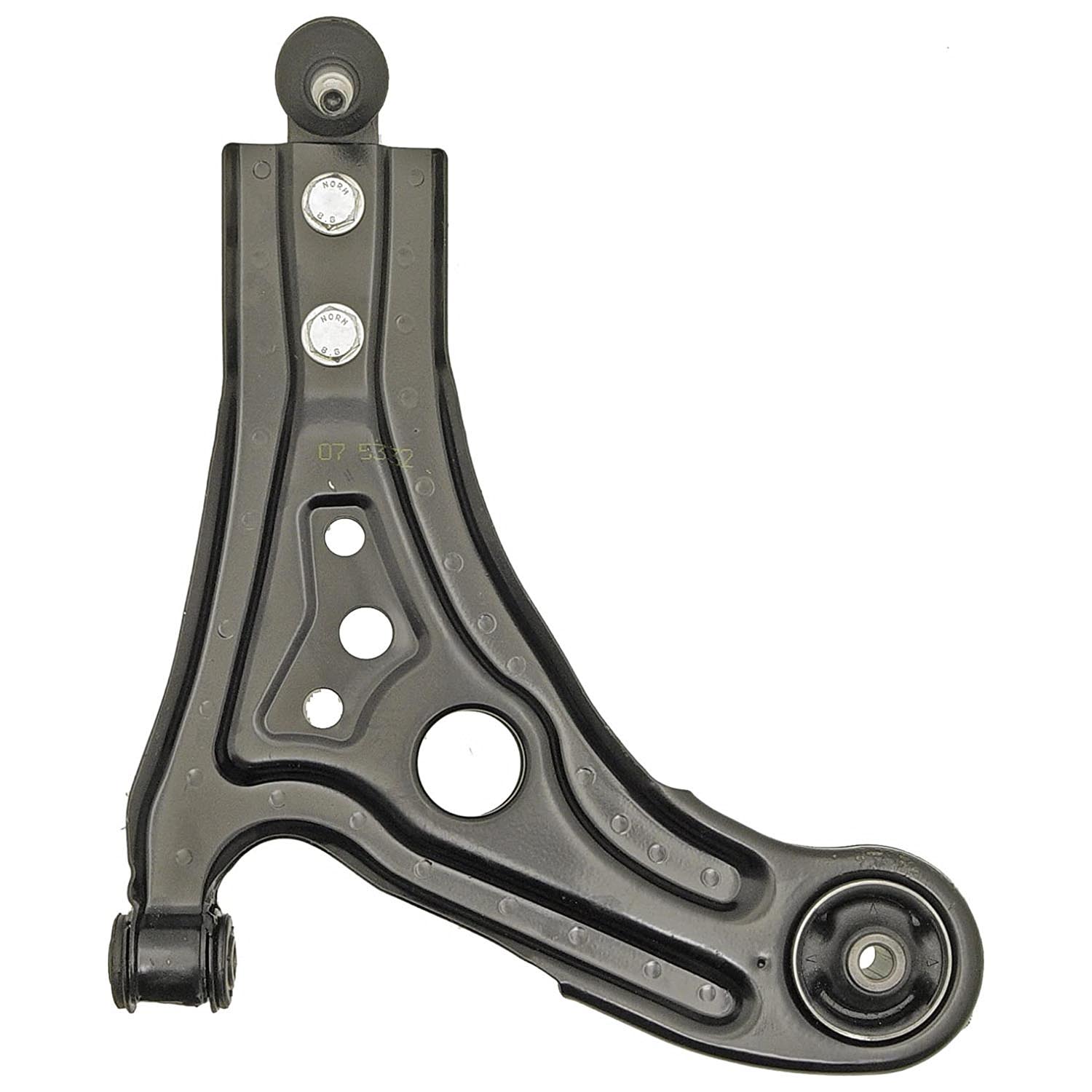 520-162 Front, Passenger Side, Lower Control Arm, OE Solutions Series - CONTROL ARM - Suspension Control Arm - A-Arm - L-Arm - This suspension control arm and ball joint assembly is a direct replacement for the original equipment on specific vehicle applications. An industry-leading evaluation process ensures a smooth ride, directional stability and predictable dynamics. - Chevrolet 2018-04, Pontiac 2010-05, Suzuki 2011-04 - Control Arm with Ball Joint - Dorman 520-162 Front Passenger Side Lower Suspension Control Arm and Ball Joint Assembly Compatible with Select Chevrolet / Pontiac / Suzuki Models