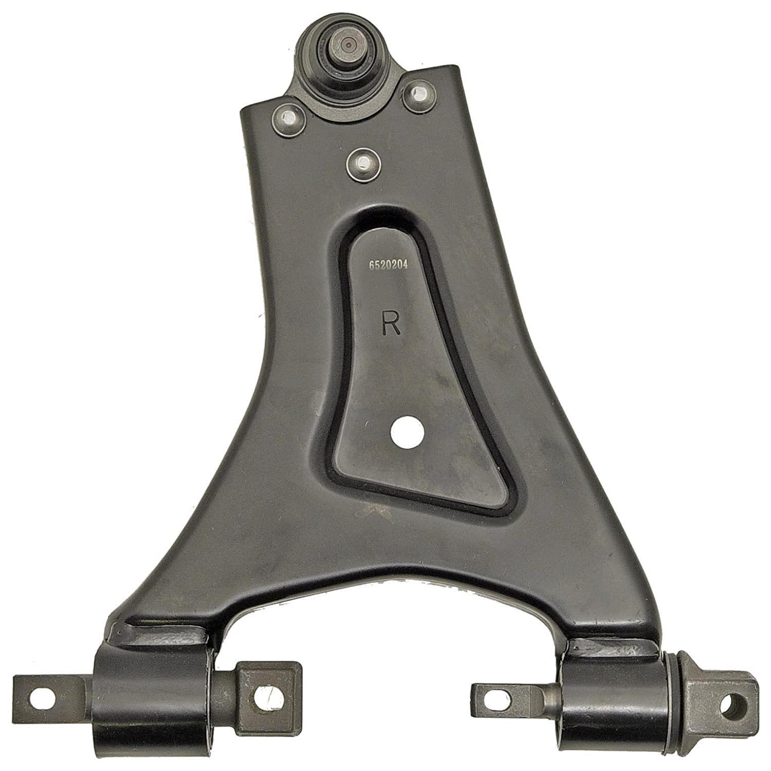 520-204 Front, Passenger Side, Lower Control Arm, OE Solutions Series - CONTROL ARM - Suspension Control Arm - L-Arm - A-Arm - This suspension control arm and ball joint assembly is a direct replacement for the original equipment on specific vehicle applications. An industry-leading evaluation process ensures a smooth ride, directional stability and predictable dynamics. - Ford Contour 1998-95, Ford Mystique 1998-95, Mercury Cougar 2002-99, Mercury Mystique 1998-95 - Suspension Control Arm