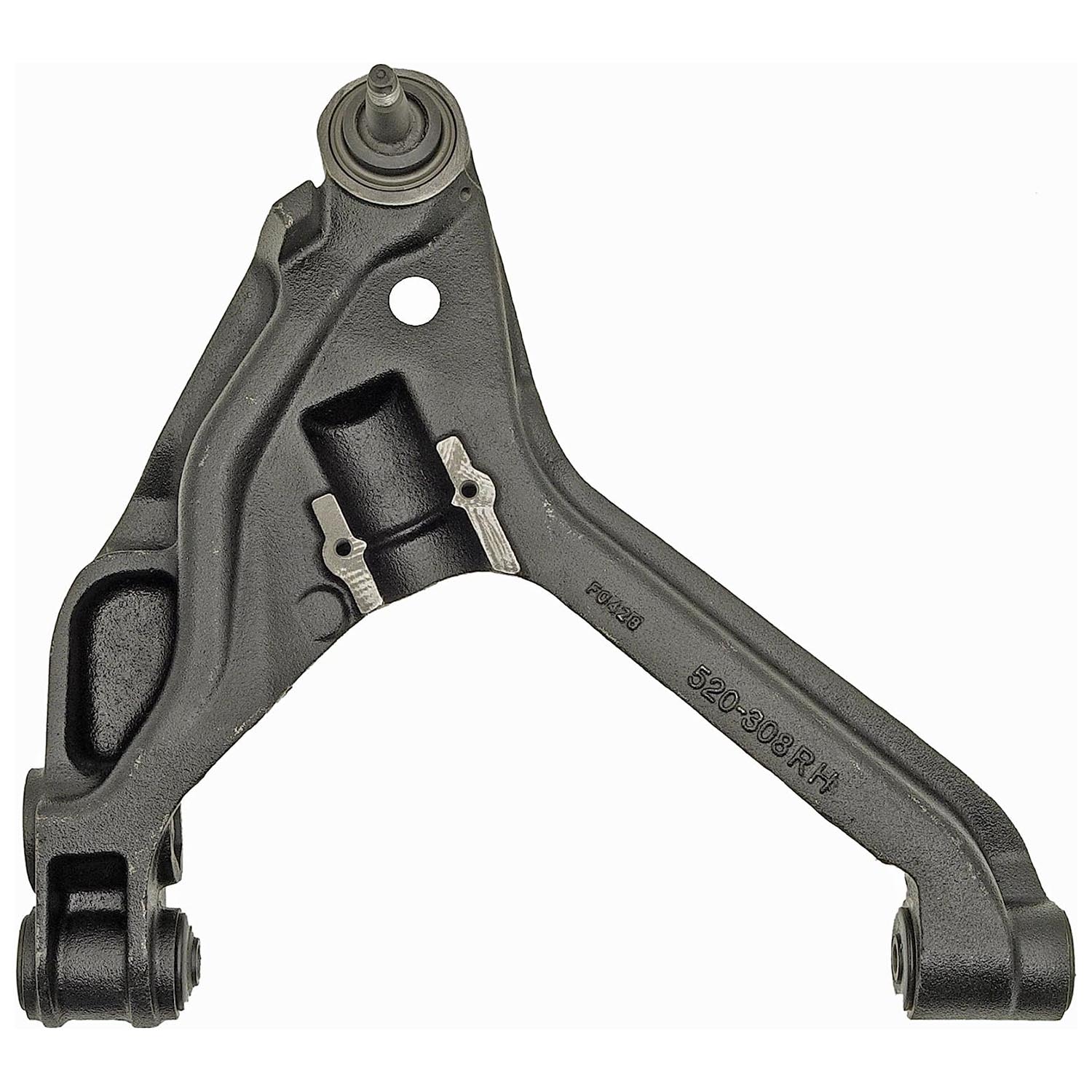 520-308 Front, Passenger Side, Lower Control Arm, OE Solutions Series - CONTROL ARM - Suspension Control Arm - L-Arm - A-Arm - This suspension control arm and ball joint assembly is a direct replacement for the original equipment on specific vehicle applications. An industry-leading evaluation process ensures a smooth ride, directional stability and predictable dynamics. - Dodge Dakota 1999-97, Dodge Durango 1999-98 - Dorman 520-308 Front Passenger Side Lower Suspension Control Arm and Ball Joint Assembly Compatible with Select Dodge Models - Suspension Control Arm