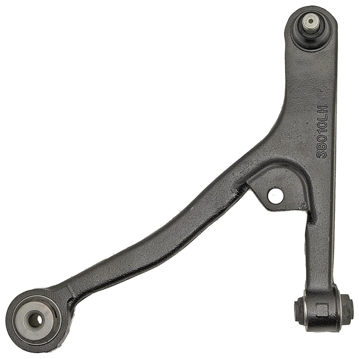 520-325 Front, Driver Side, Lower Control Arm, OE Solutions Series - CONTROL ARM - Suspension Control Arm - A-Arm - L-Arm - This suspension control arm and ball joint assembly is a direct replacement for the original equipment on specific vehicle applications. An industry-leading evaluation process ensures a smooth ride, directional stability and predictable dynamics. - Dodge Neon 1999-95, Plymouth Neon 1999-95 - Suspension Control Arm